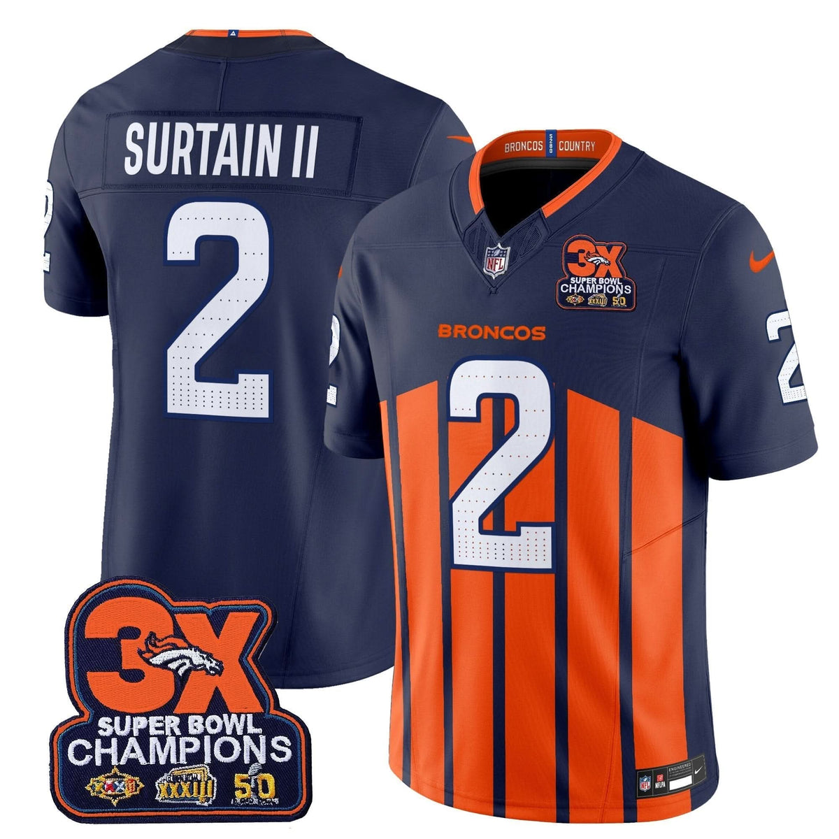 DB 3-Time Champions Patch Vapor Limited Jersey V2