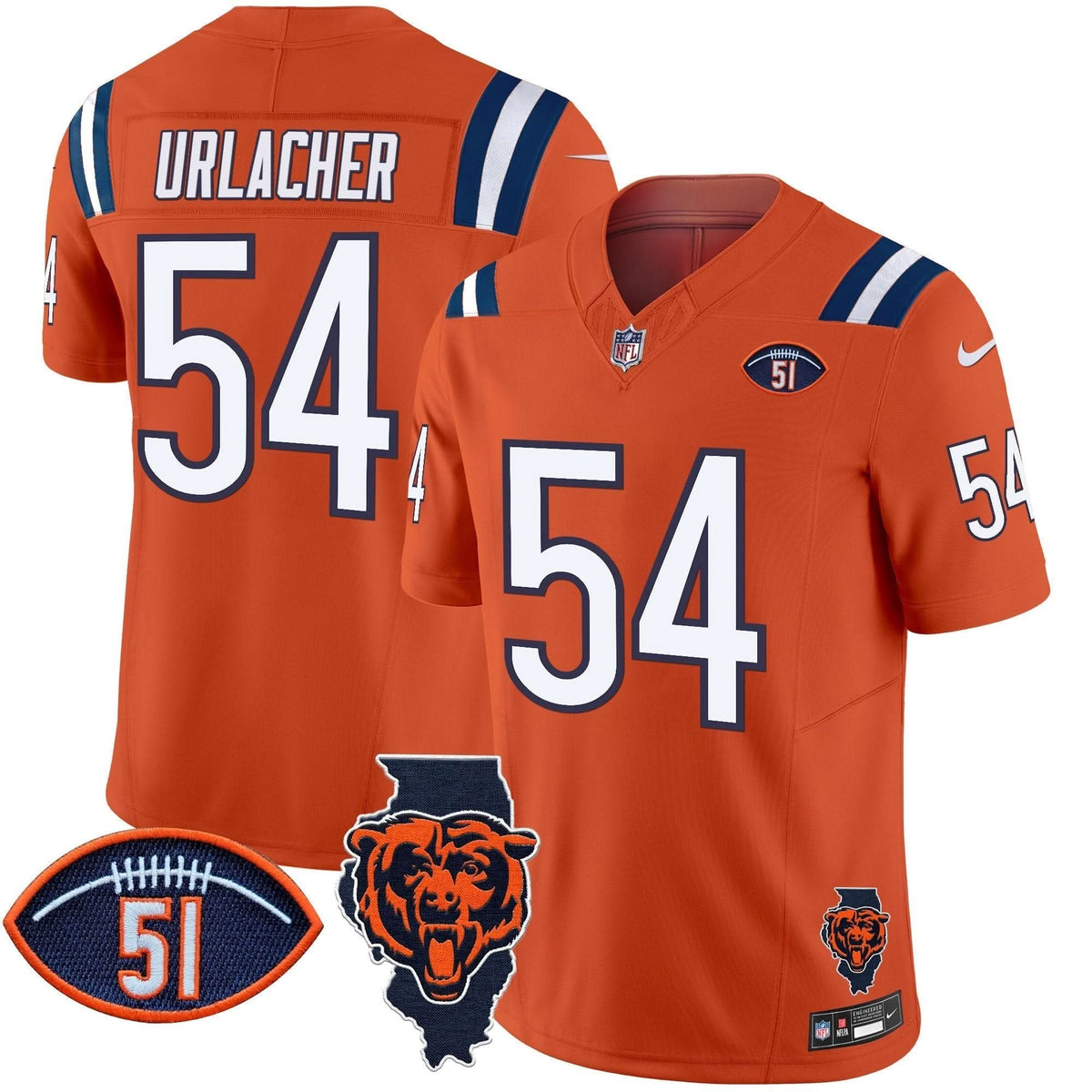 CHI Illinois Patch Vapor Limited Jersey V2