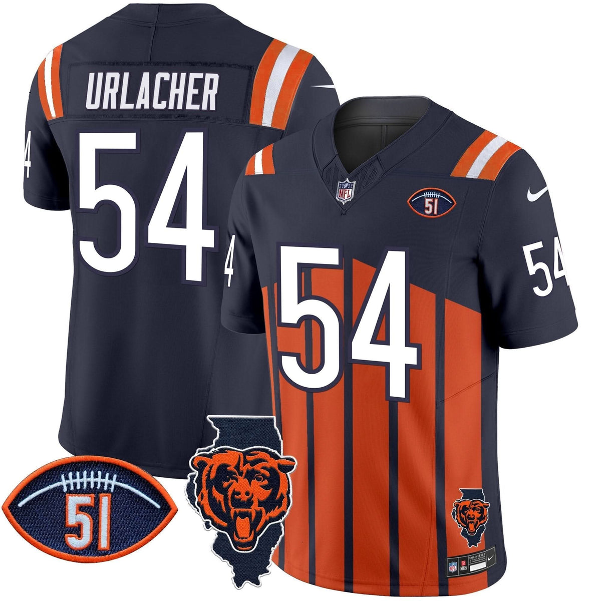 CHI Illinois Patch Vapor Limited Jersey V2