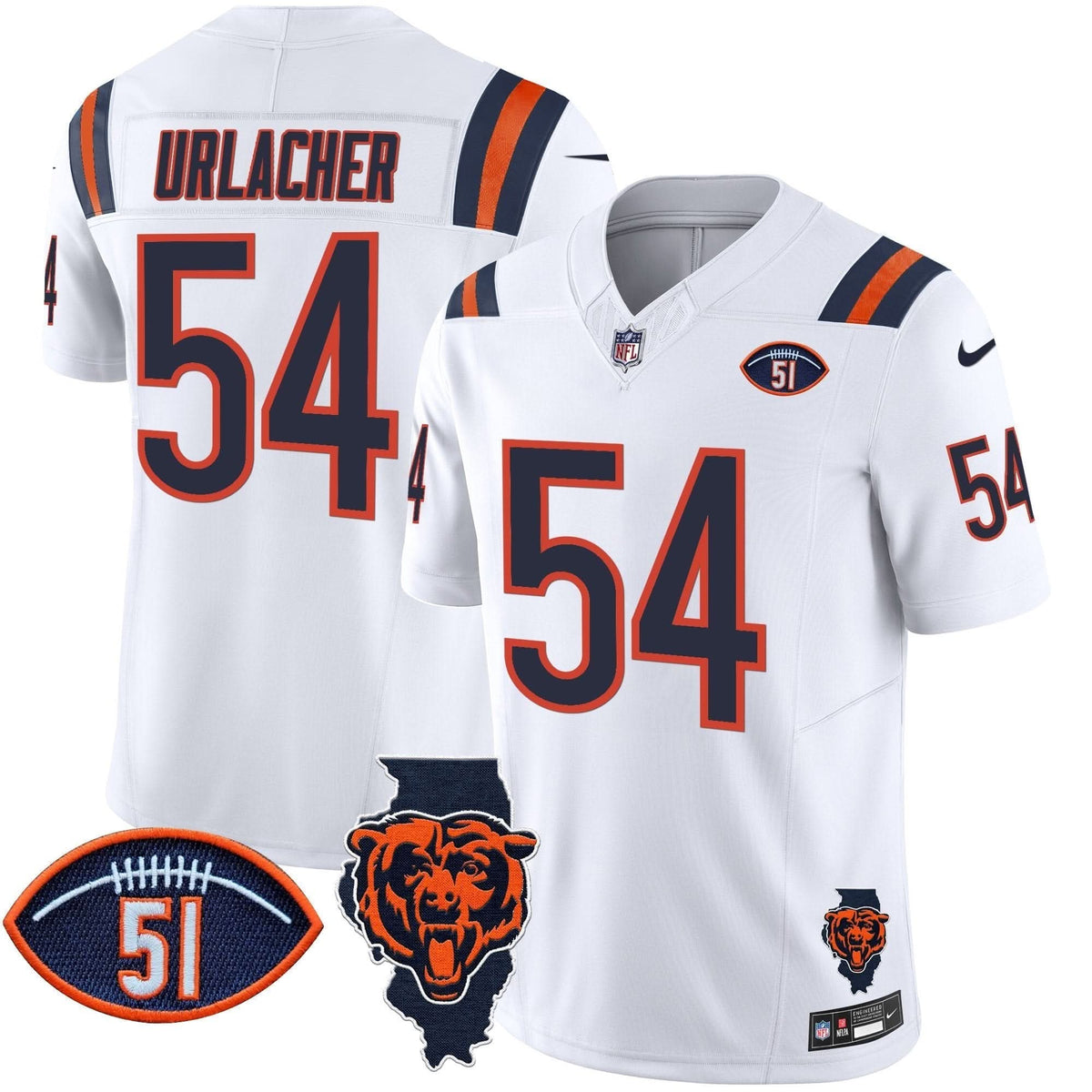 CHI Illinois Patch Vapor Limited Jersey V2