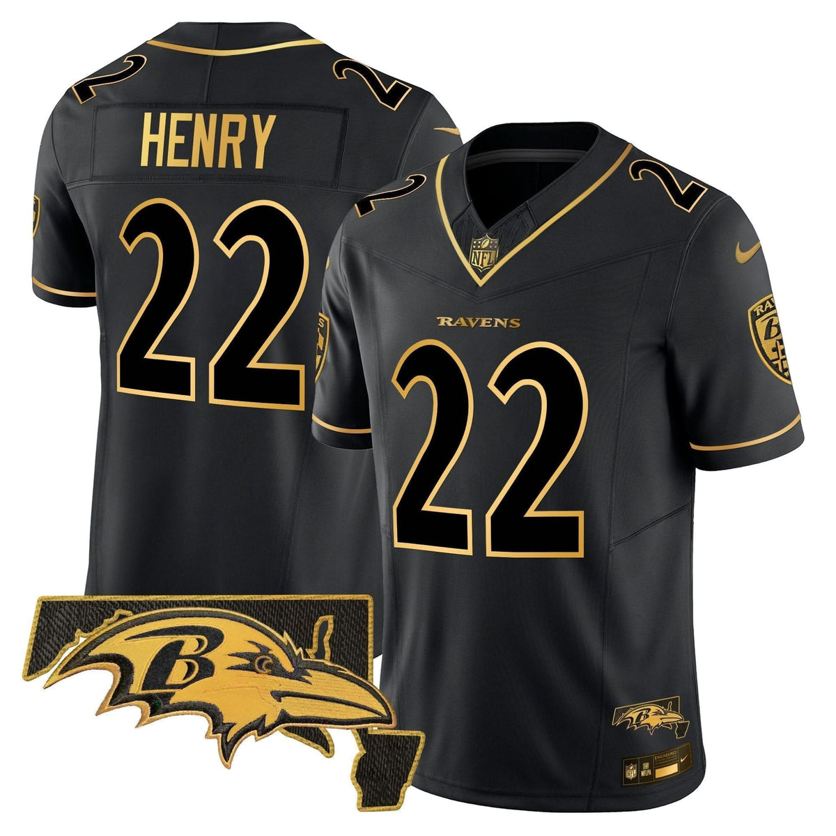 BAL 2024 Gold Vapor Limited Jersey