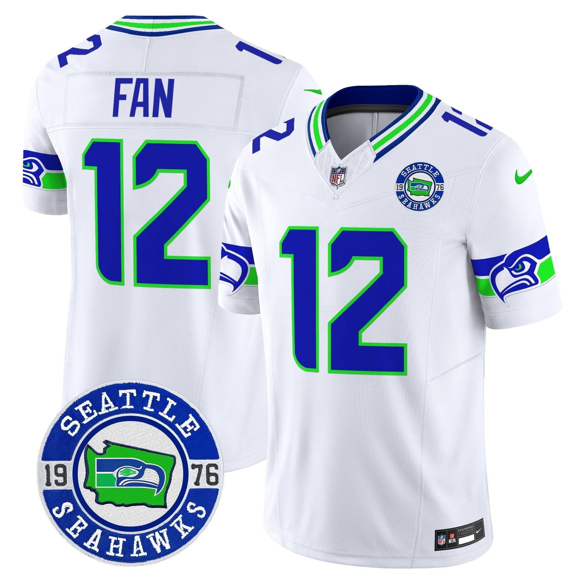 SEA 2024 Seattle Est. 1976 Patch Vapor Limited Jersey