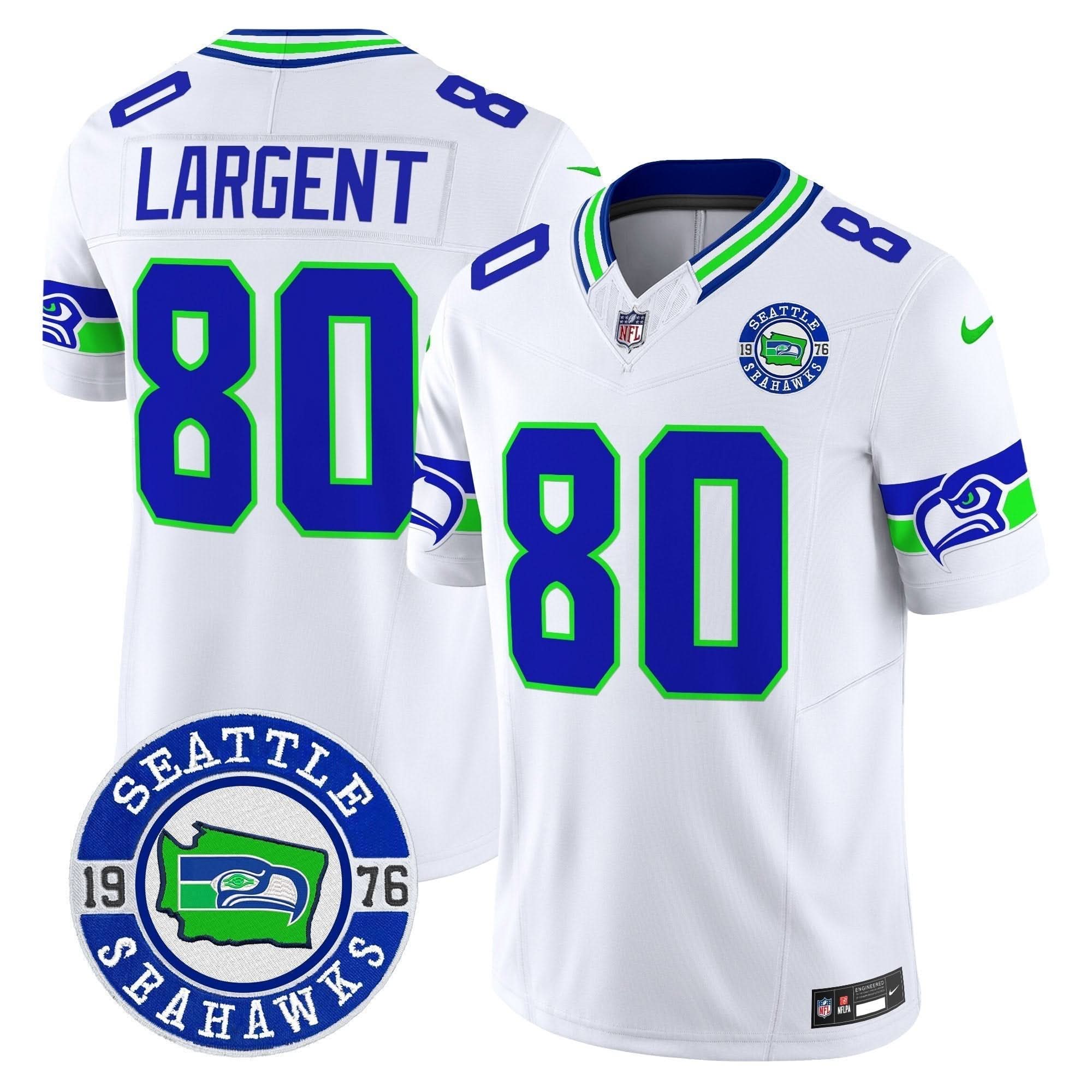 SEA 2024 Seattle Est. 1976 Patch Vapor Limited Jersey