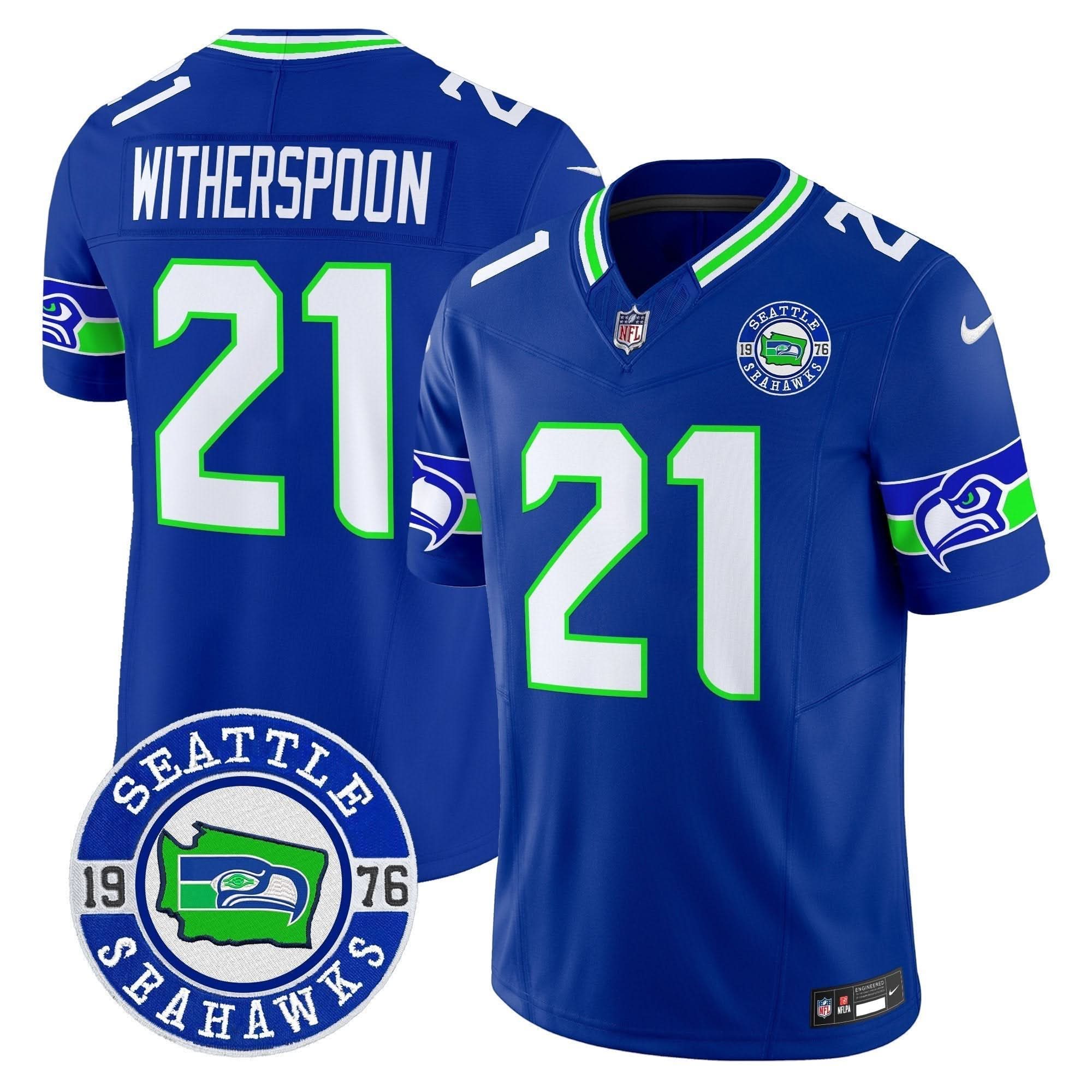 SEA 2024 Seattle Est. 1976 Patch Vapor Limited Jersey