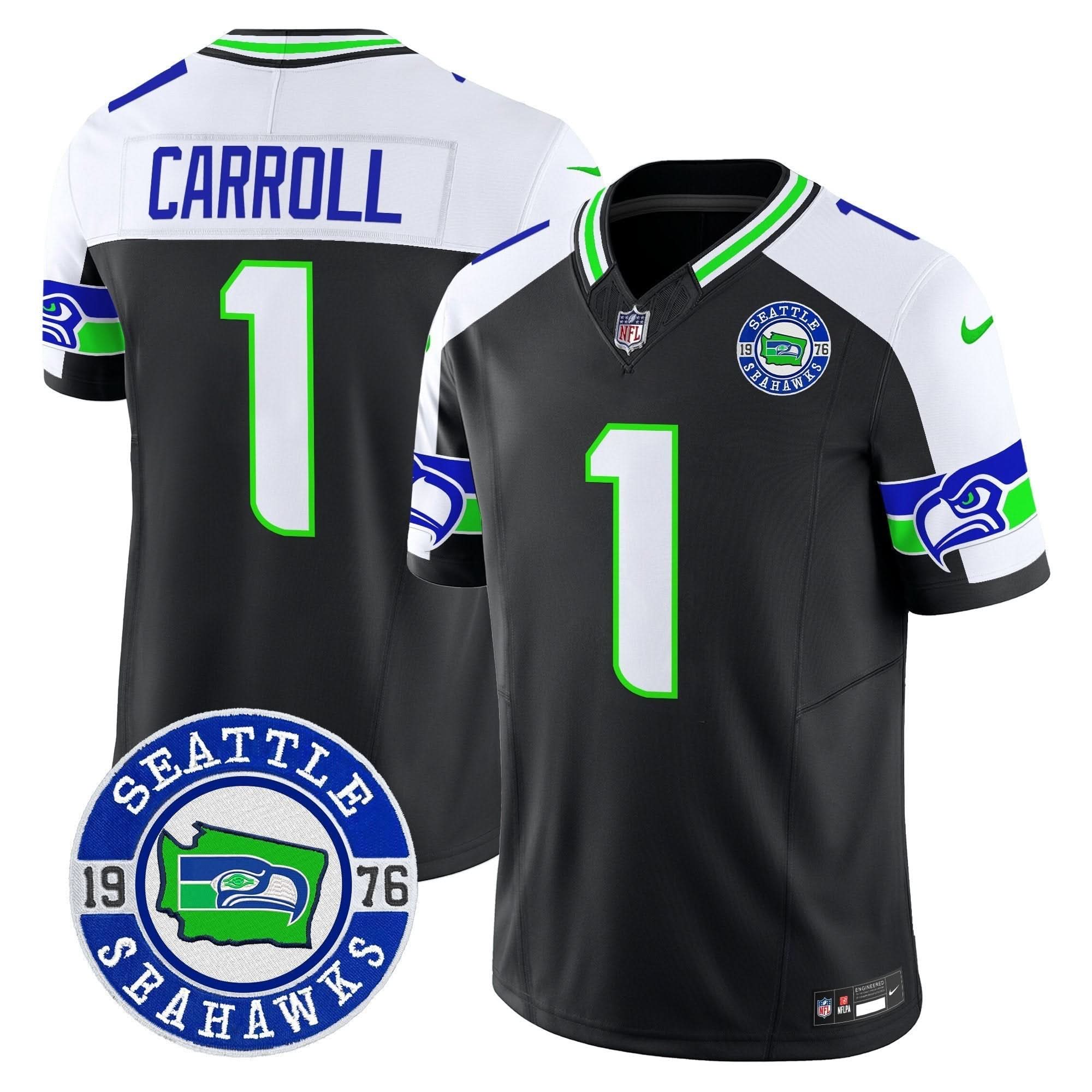 SEA 2024 Seattle Est. 1976 Patch Vapor Limited Jersey