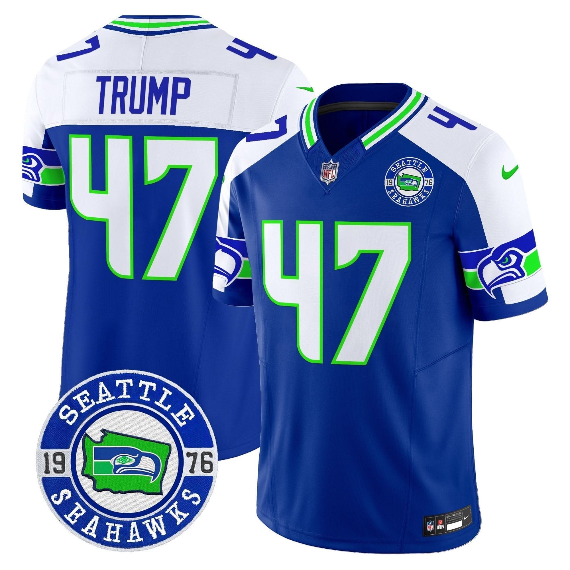 SEA 2024 Seattle Est. 1976 Patch Vapor Limited Jersey