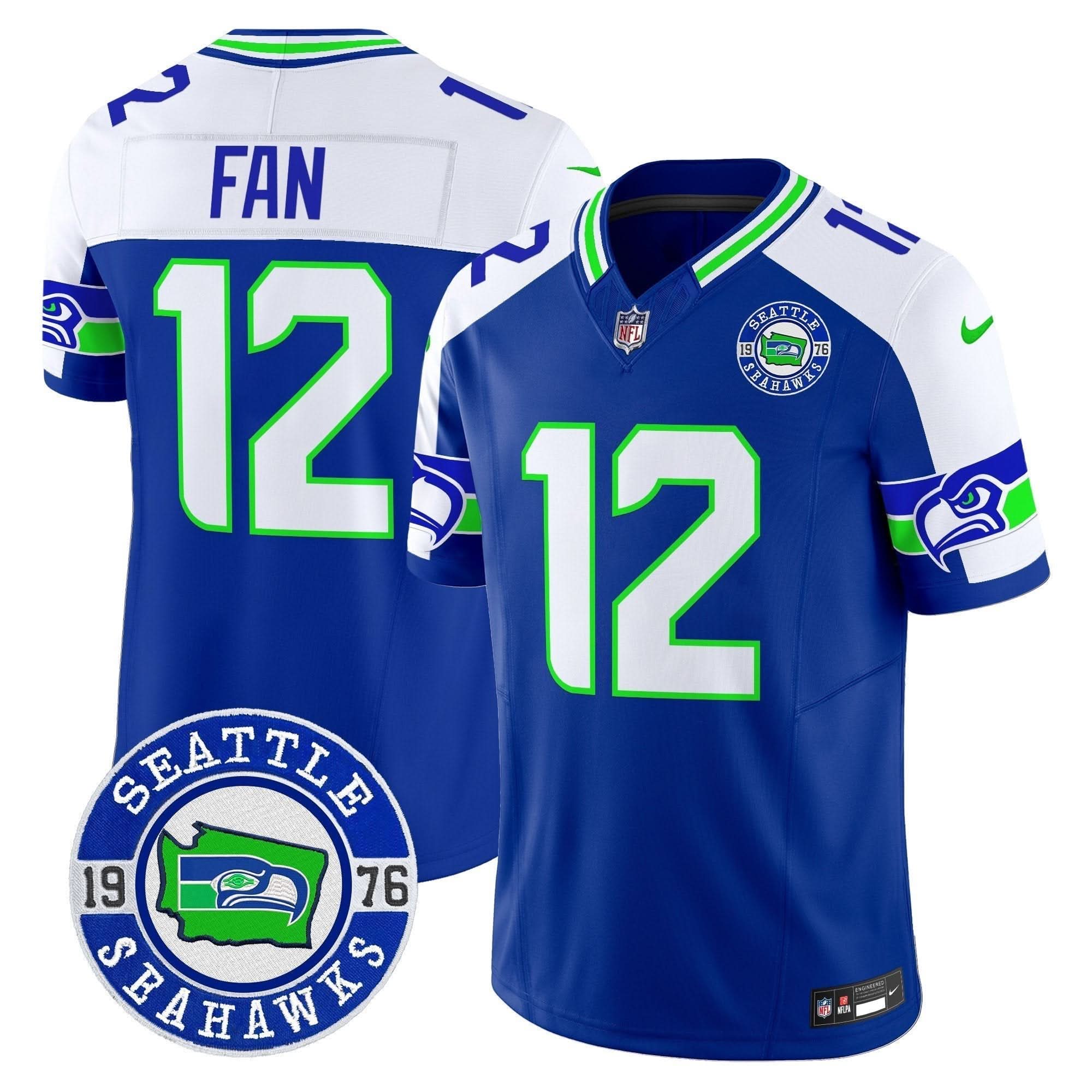 SEA 2024 Seattle Est. 1976 Patch Vapor Limited Jersey