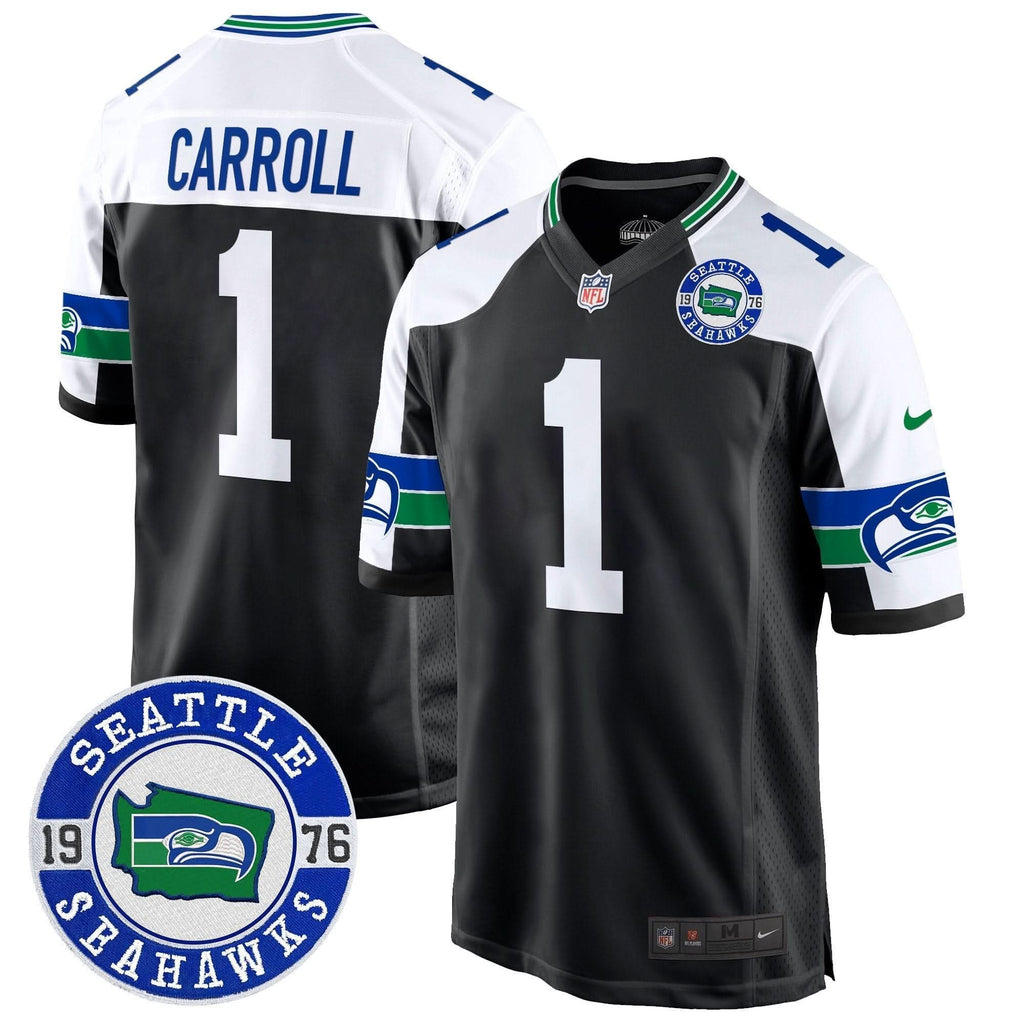 SEA Throwback Est. 1976 Patch Game Jersey