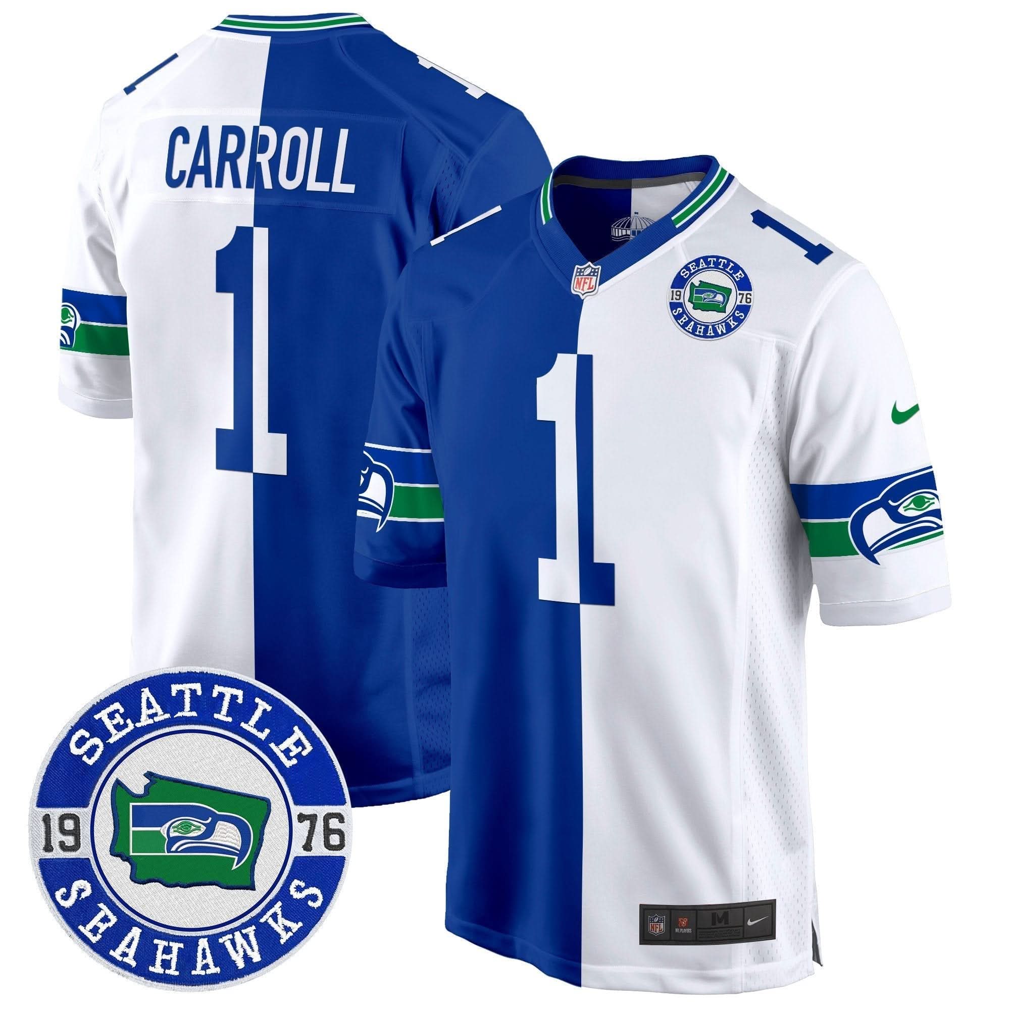 SEA Throwback Est. 1976 Patch Game Jersey