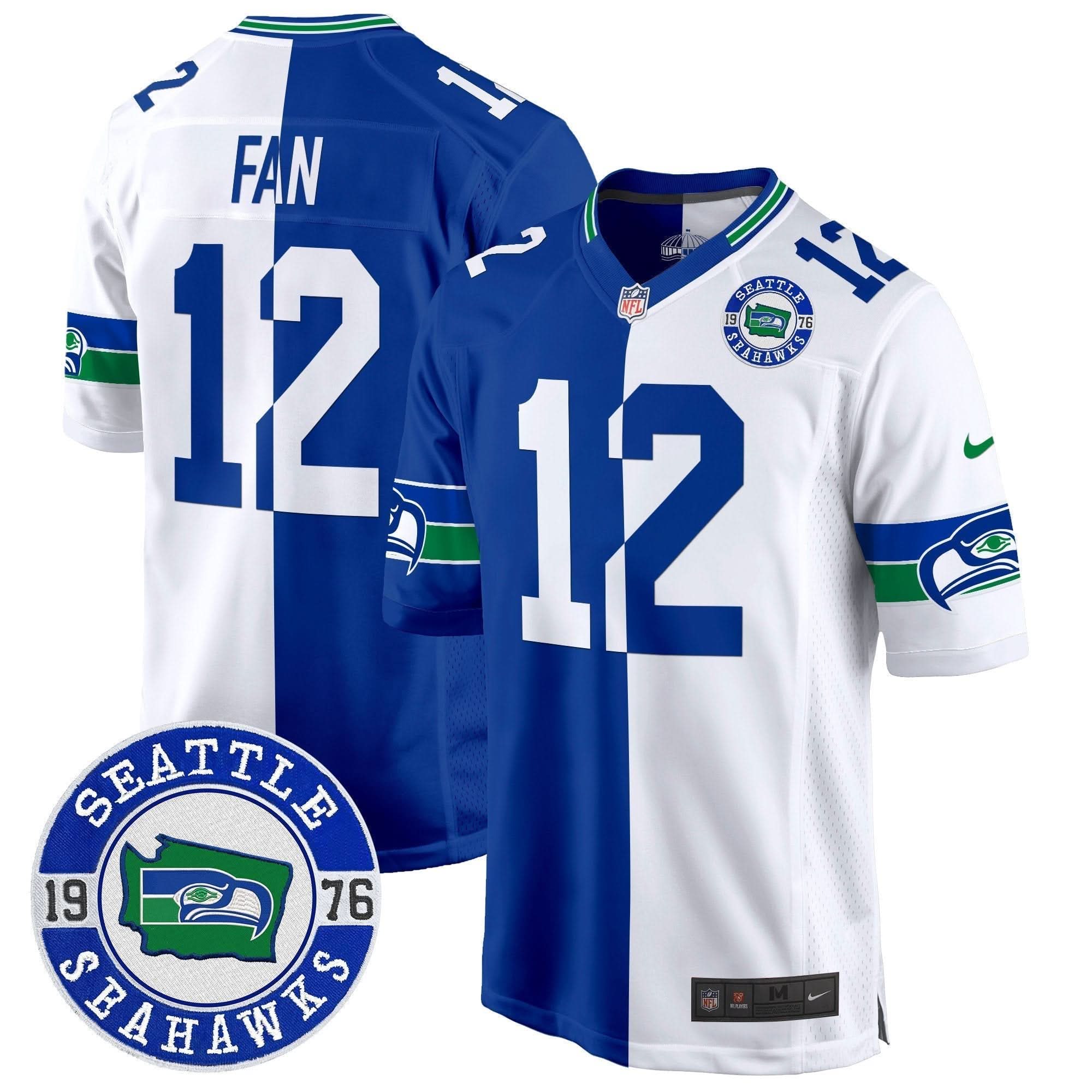 SEA Throwback Est. 1976 Patch Game Jersey
