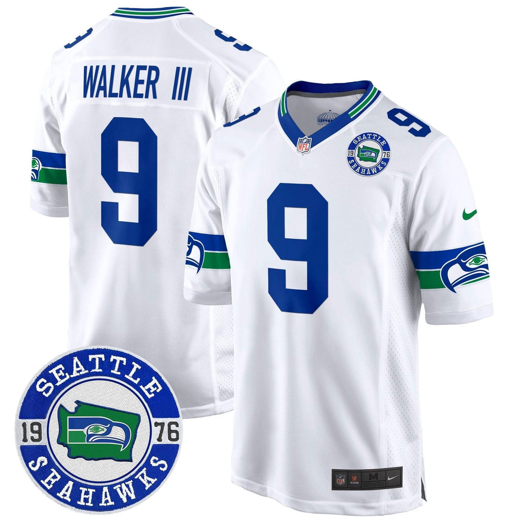 SEA Throwback Est. 1976 Patch Game Jersey