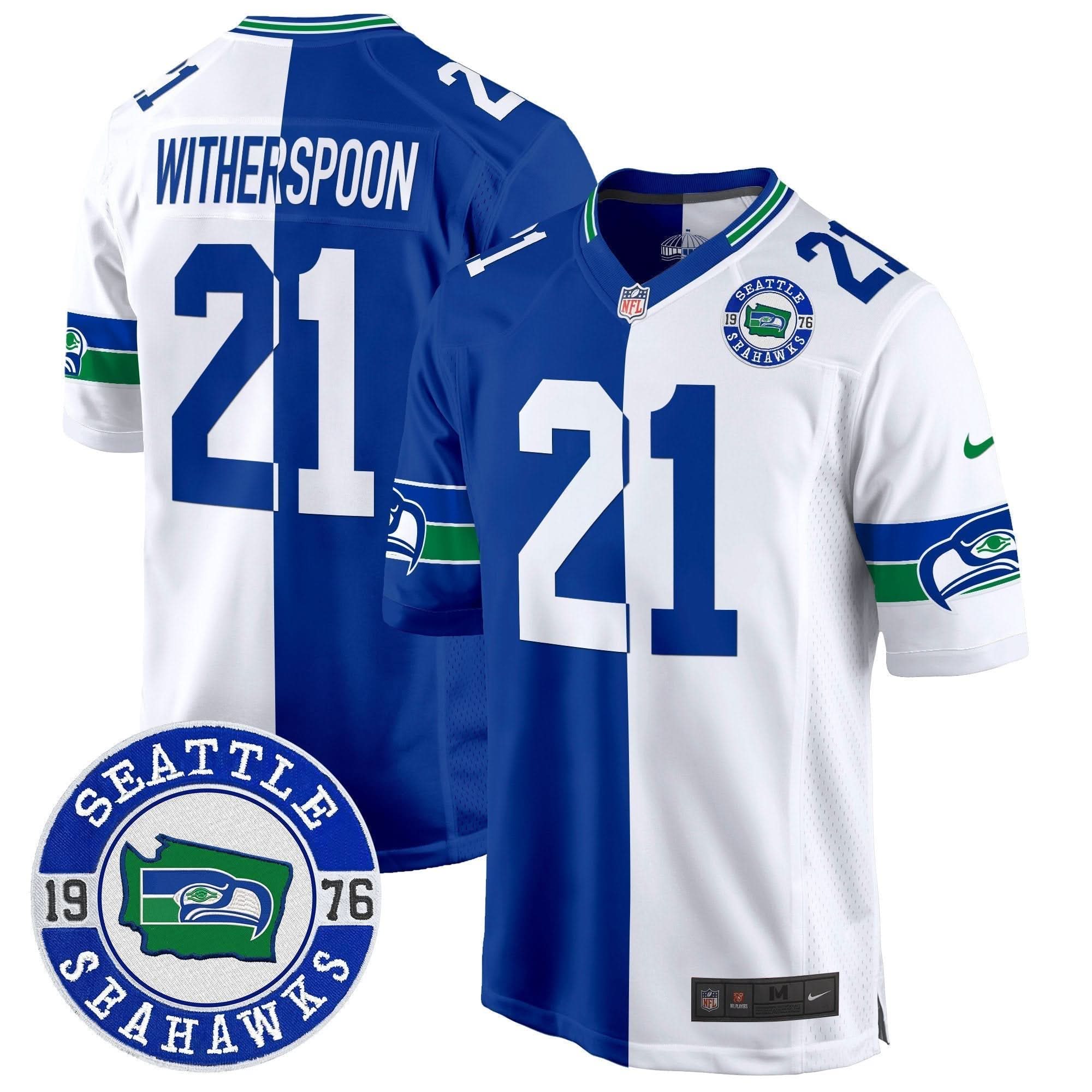 SEA Throwback Est. 1976 Patch Game Jersey