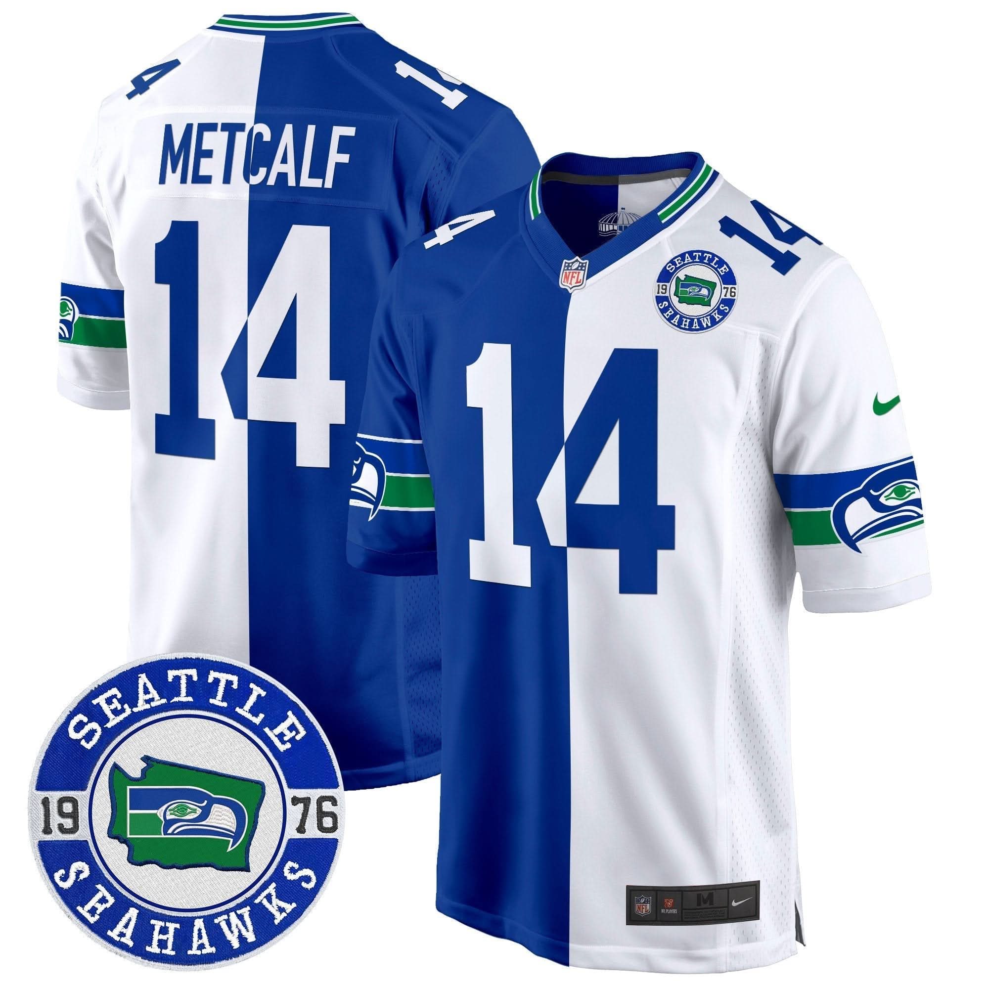SEA Throwback Est. 1976 Patch Game Jersey