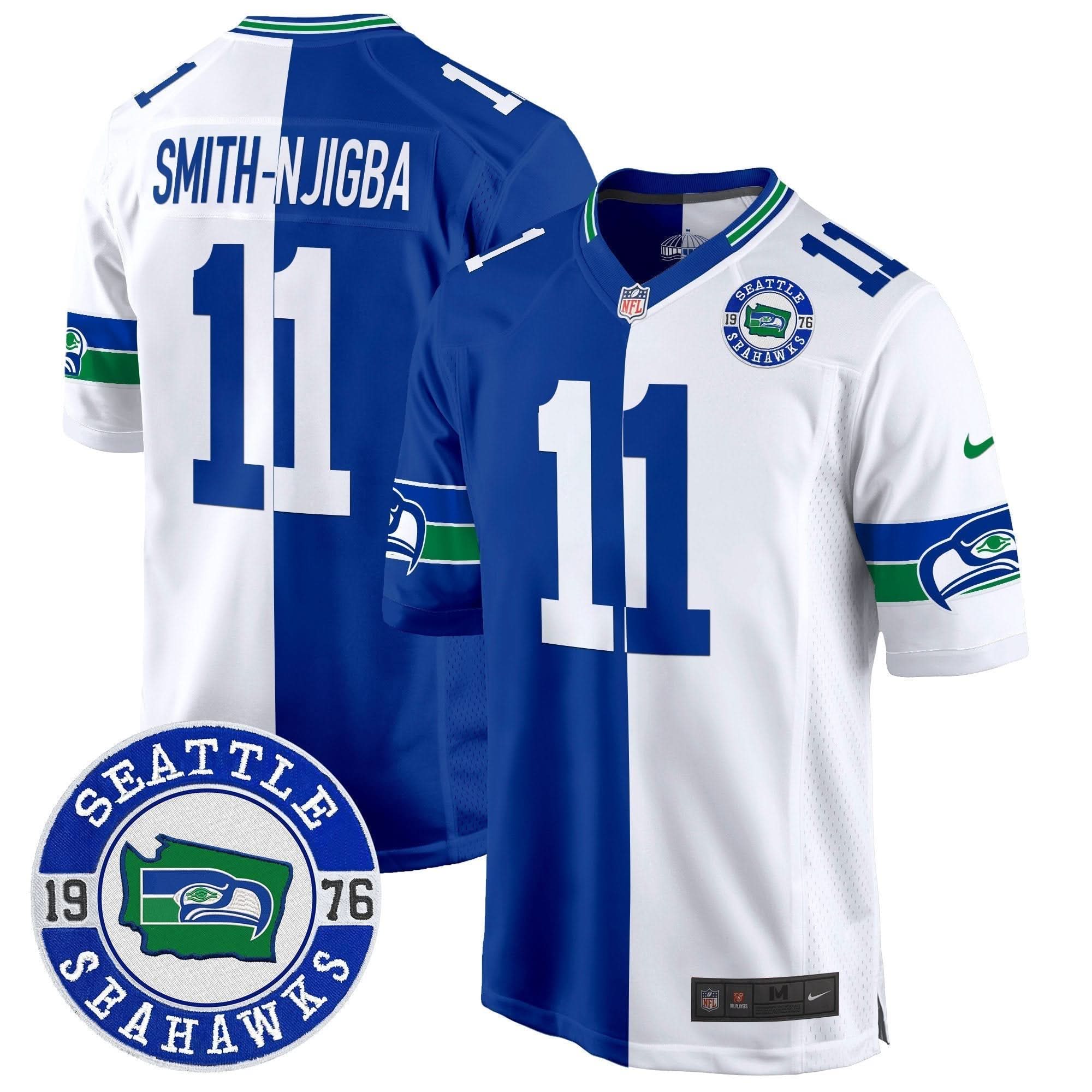 SEA Throwback Est. 1976 Patch Game Jersey