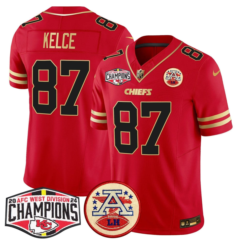 KC 2024 AFC West Division Champions Patch Vapor Limited Jersey