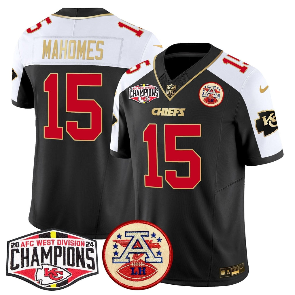 KC 2024 AFC West Division Champions Patch Vapor Limited Jersey