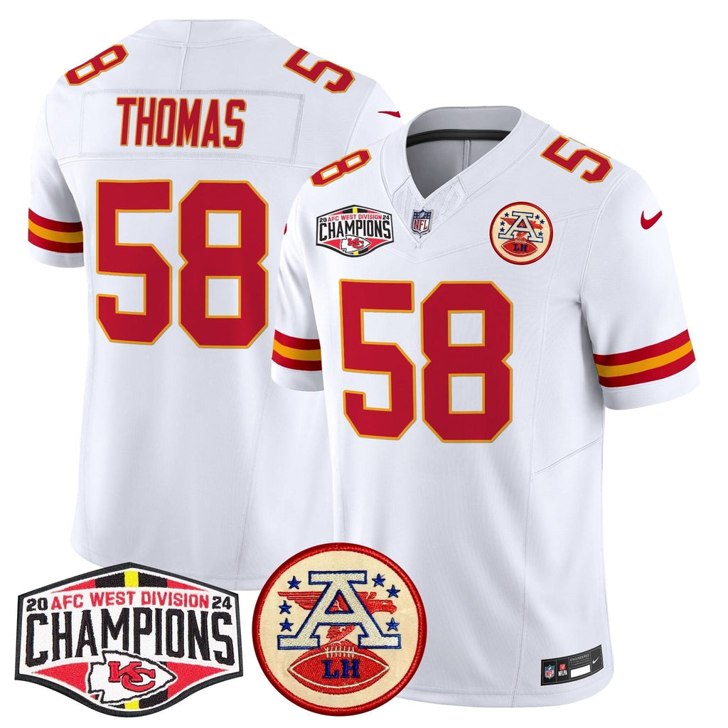 KC 2024 AFC West Division Champions Patch Vapor Limited Jersey