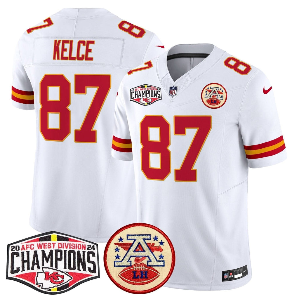 KC 2024 AFC West Division Champions Patch Vapor Limited Jersey