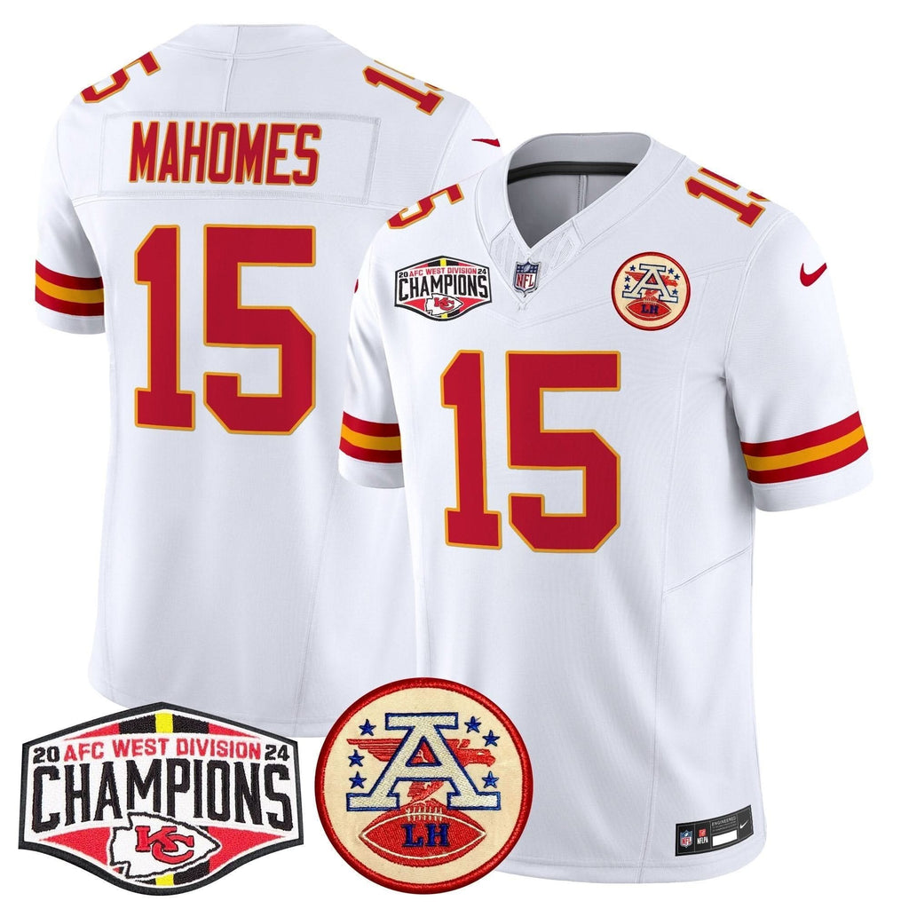 KC 2024 AFC West Division Champions Patch Vapor Limited Jersey