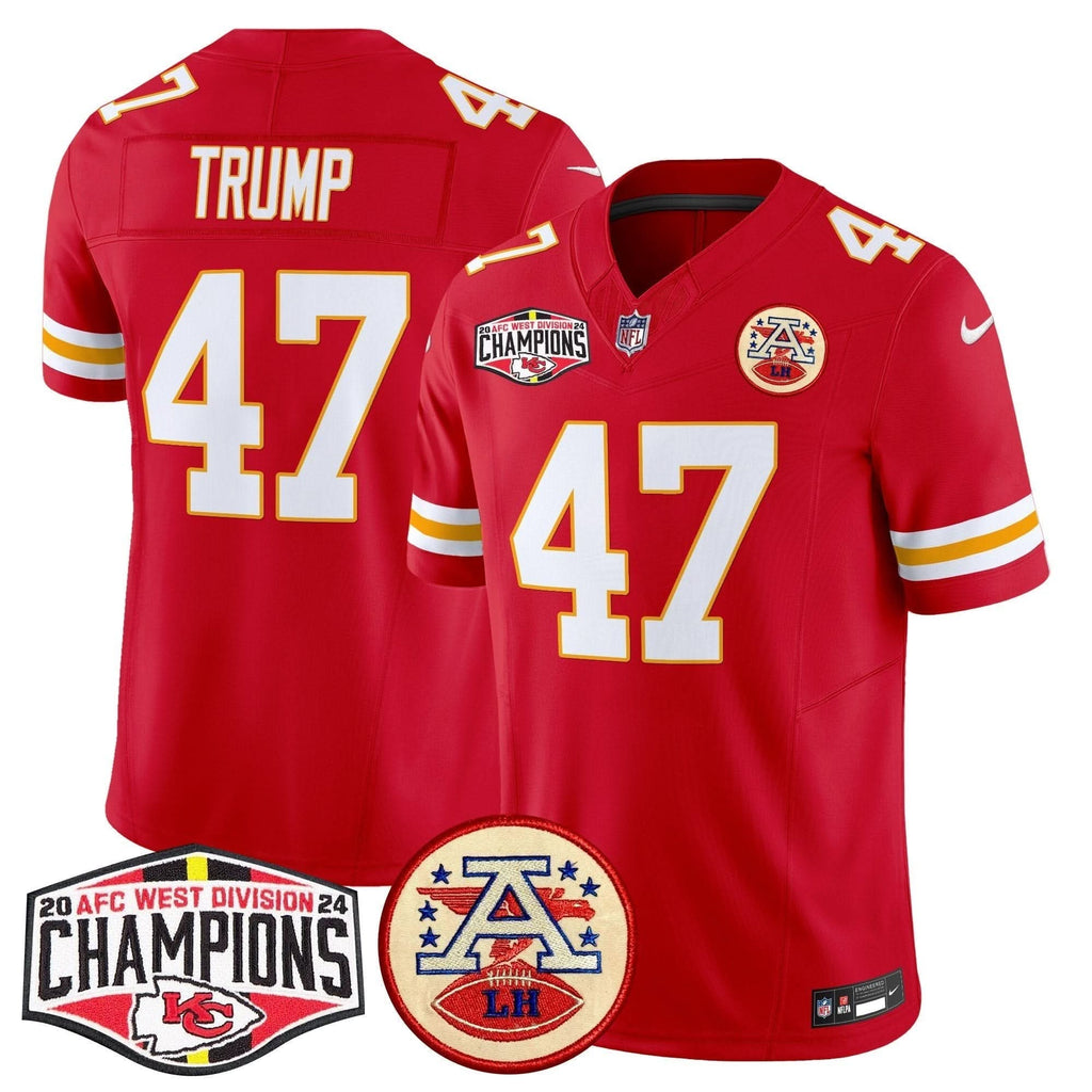 KC 2024 AFC West Division Champions Patch Vapor Limited Jersey
