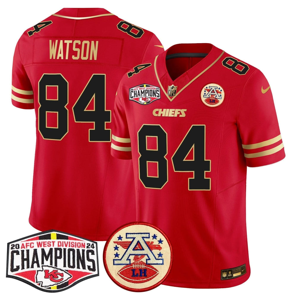 KC 2024 AFC West Division Champions Patch Vapor Limited Jersey