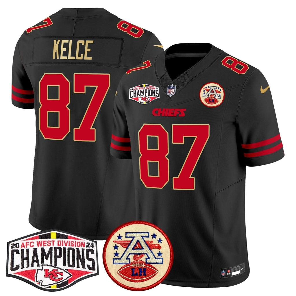 KC 2024 AFC West Division Champions Patch Vapor Limited Jersey