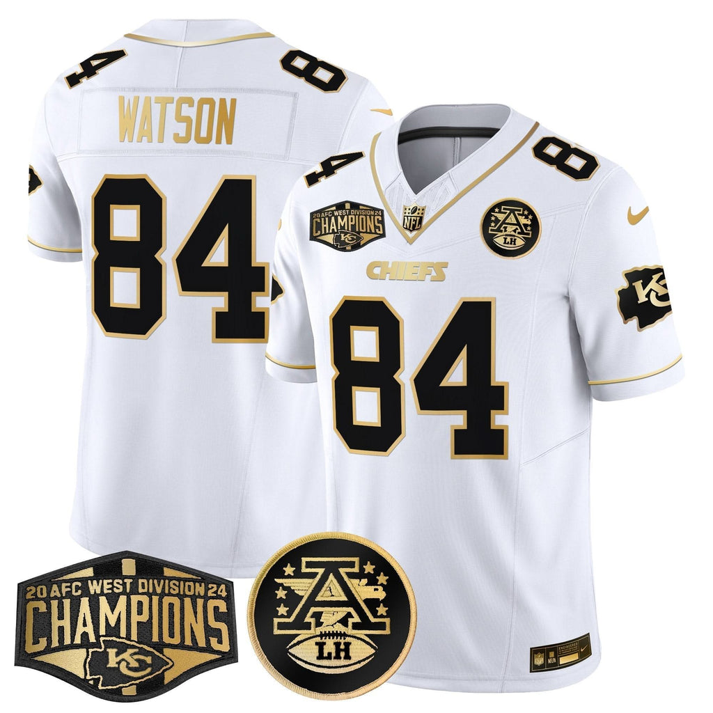 KC 2024 AFC West Division Champions Patch Gold Vapor Limited Jersey
