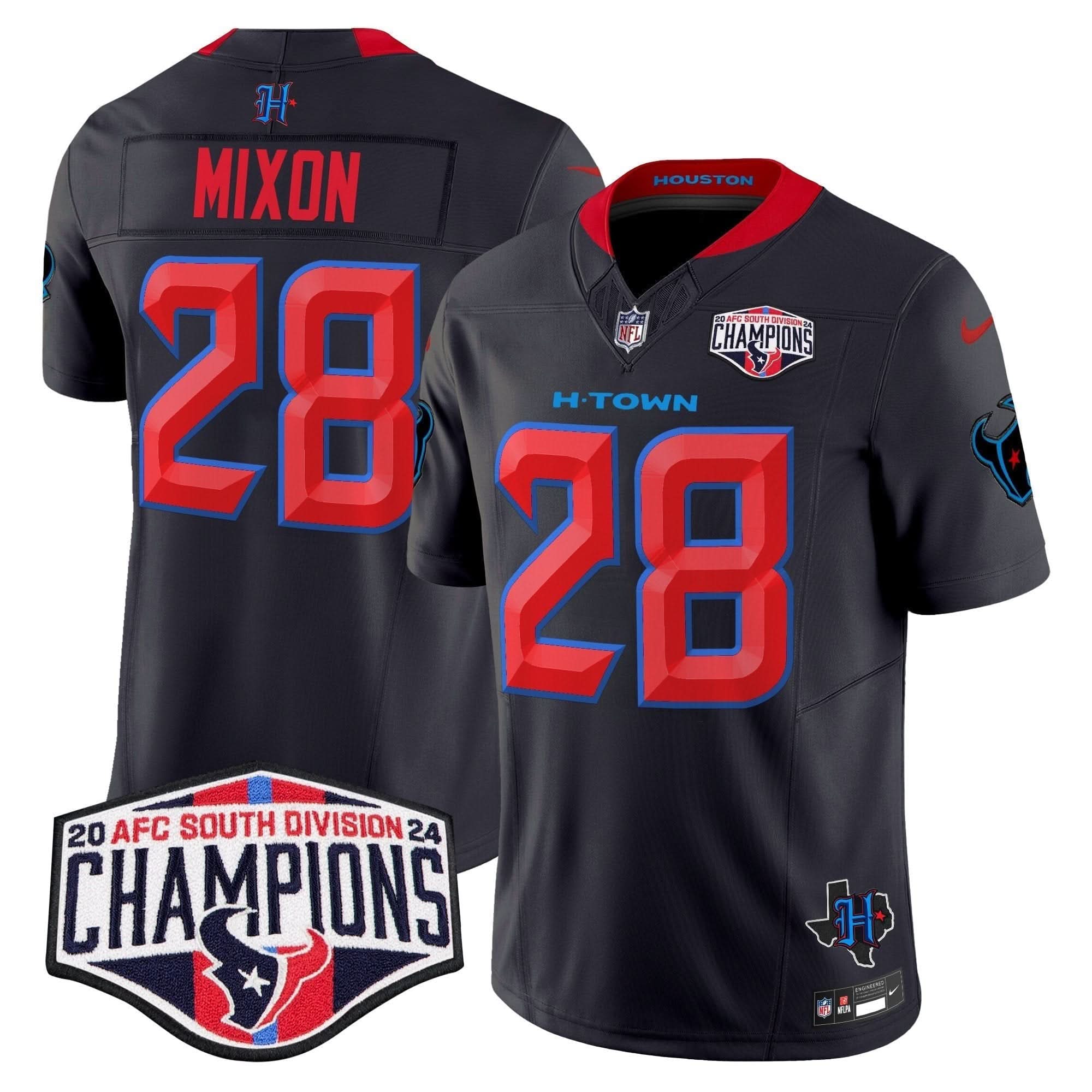 HT 2024 AFC South Division Champions Patch Vapor Limited Jersey