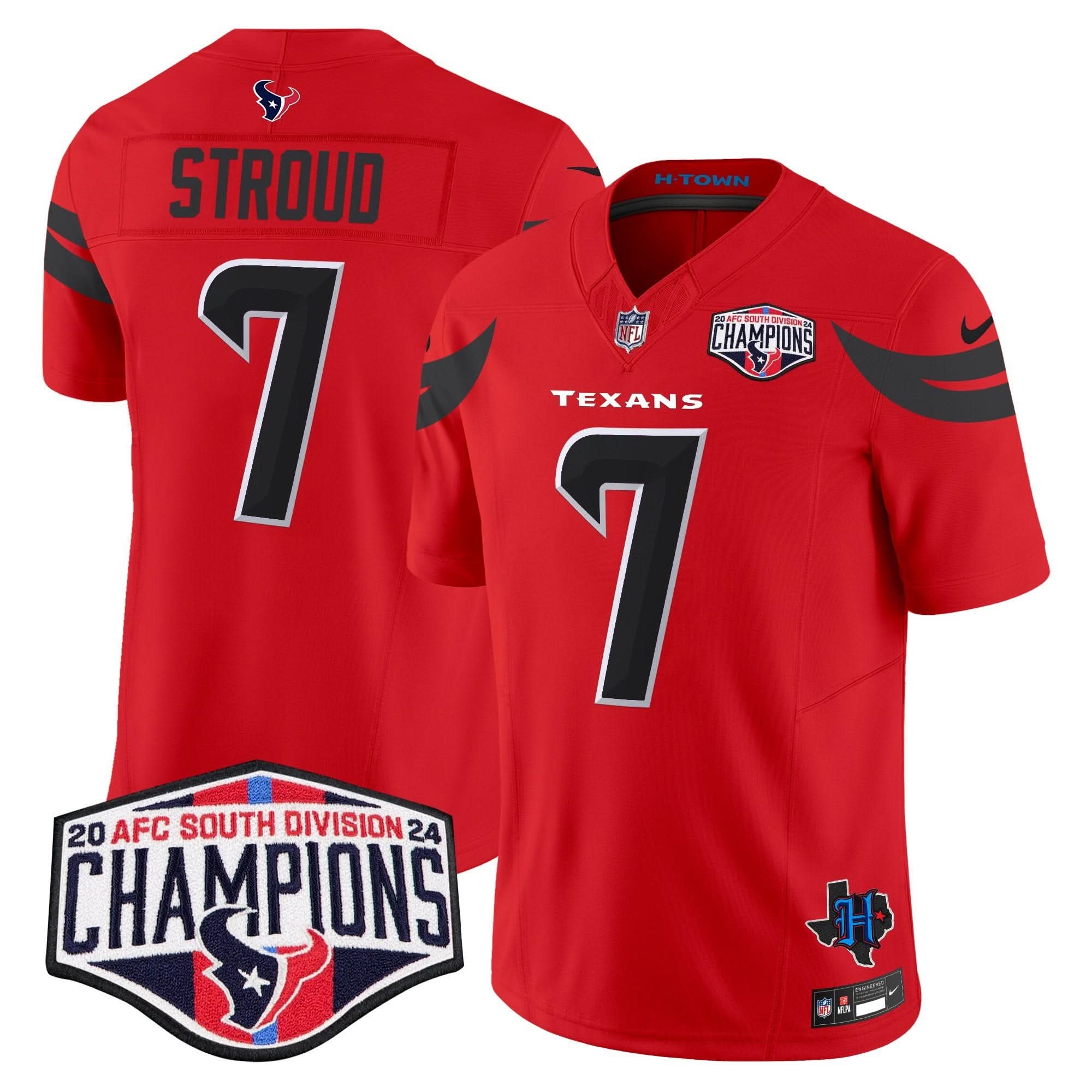HT 2024 AFC South Division Champions Patch Vapor Limited Jersey