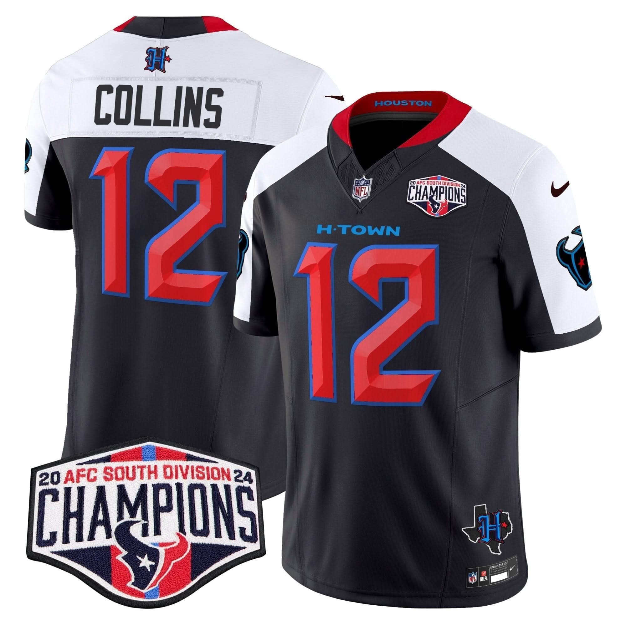 HT 2024 AFC South Division Champions Patch Vapor Limited Jersey