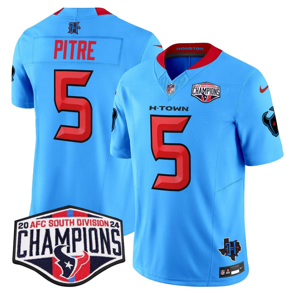 HT 2024 AFC South Division Champions Patch Vapor Limited Jersey