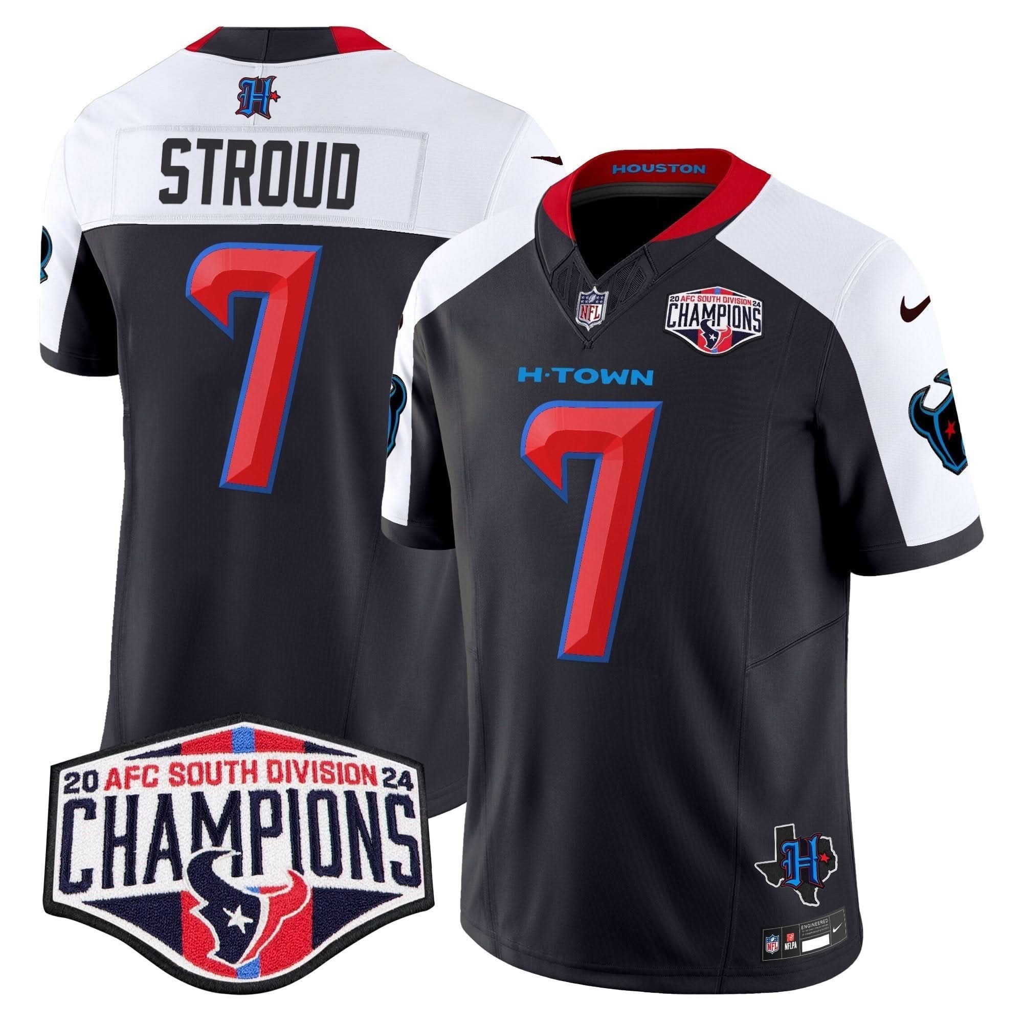 HT 2024 AFC South Division Champions Patch Vapor Limited Jersey