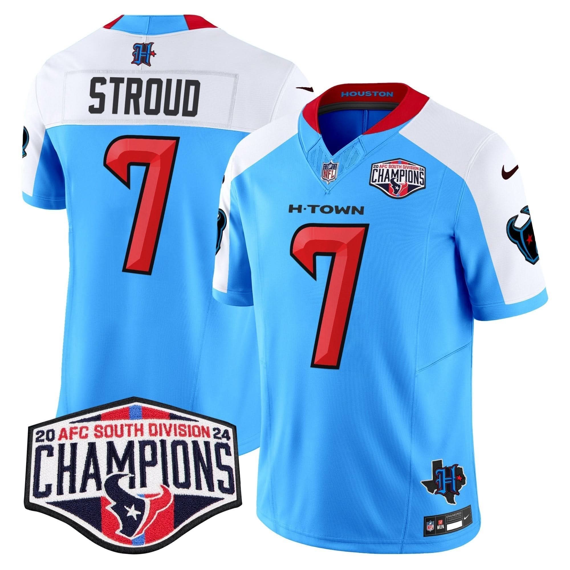 HT 2024 AFC South Division Champions Patch Vapor Limited Jersey