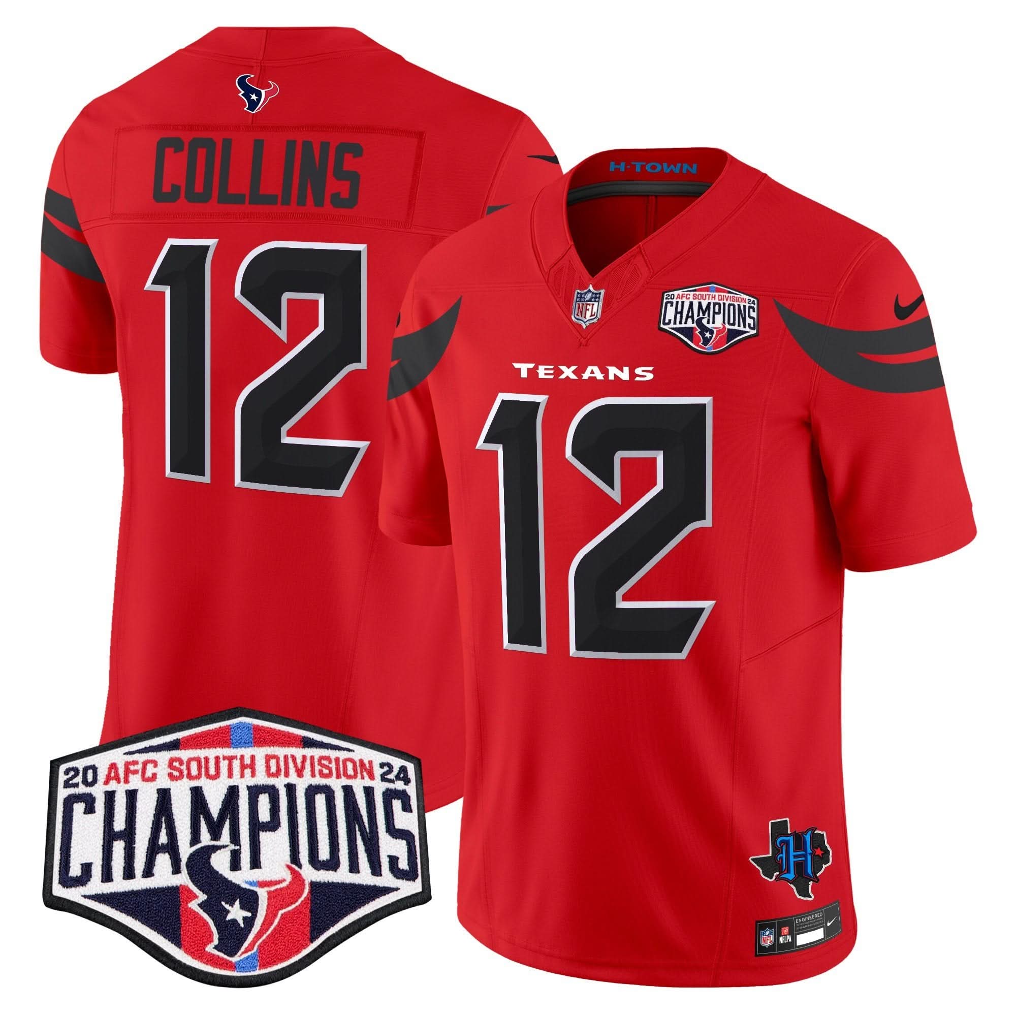 HT 2024 AFC South Division Champions Patch Vapor Limited Jersey