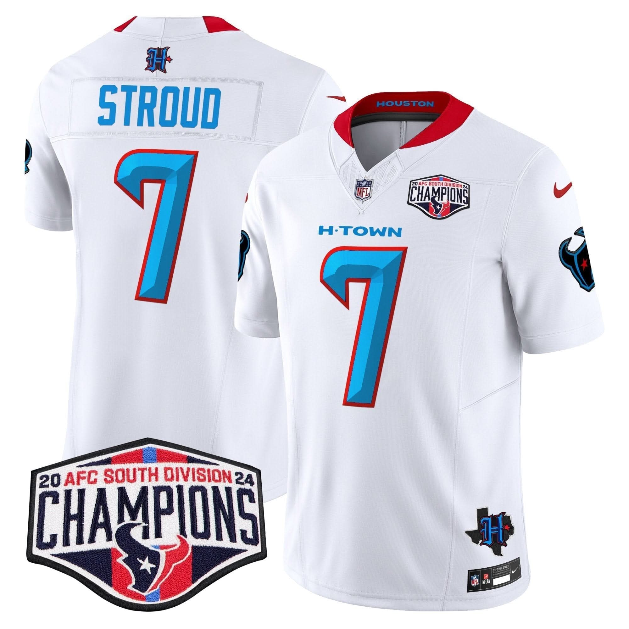 HT 2024 AFC South Division Champions Patch Vapor Limited Jersey