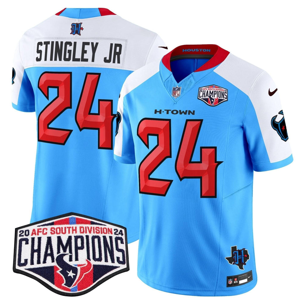HT 2024 AFC South Division Champions Patch Vapor Limited Jersey