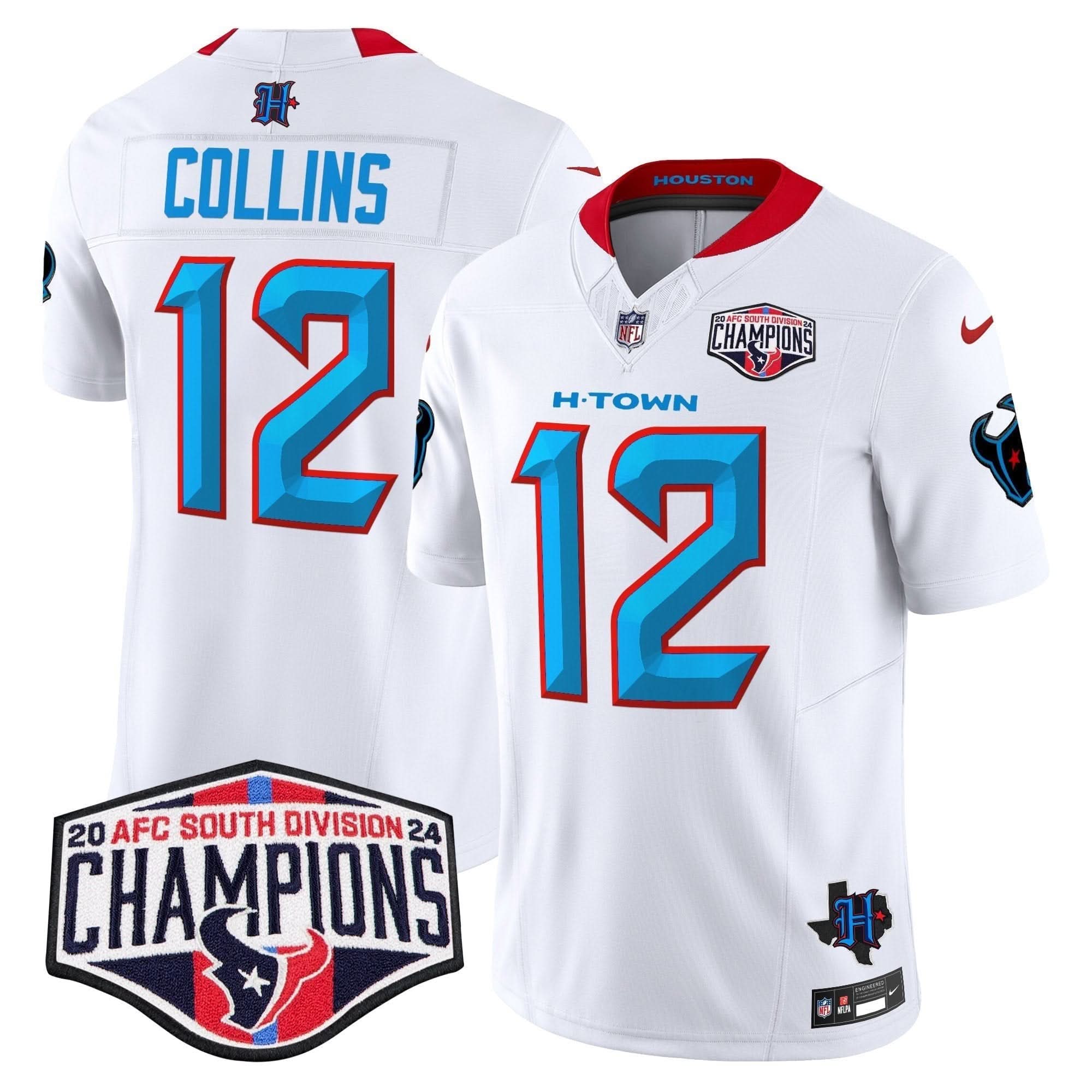 HT 2024 AFC South Division Champions Patch Vapor Limited Jersey