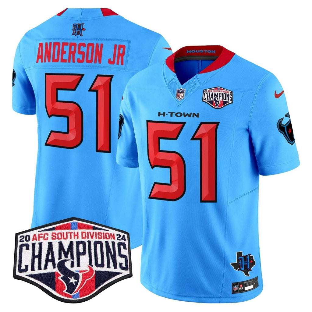 HT 2024 AFC South Division Champions Patch Vapor Limited Jersey