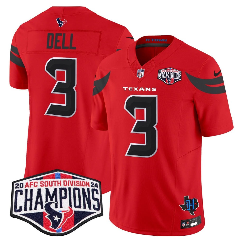 HT 2024 AFC South Division Champions Patch Vapor Limited Jersey