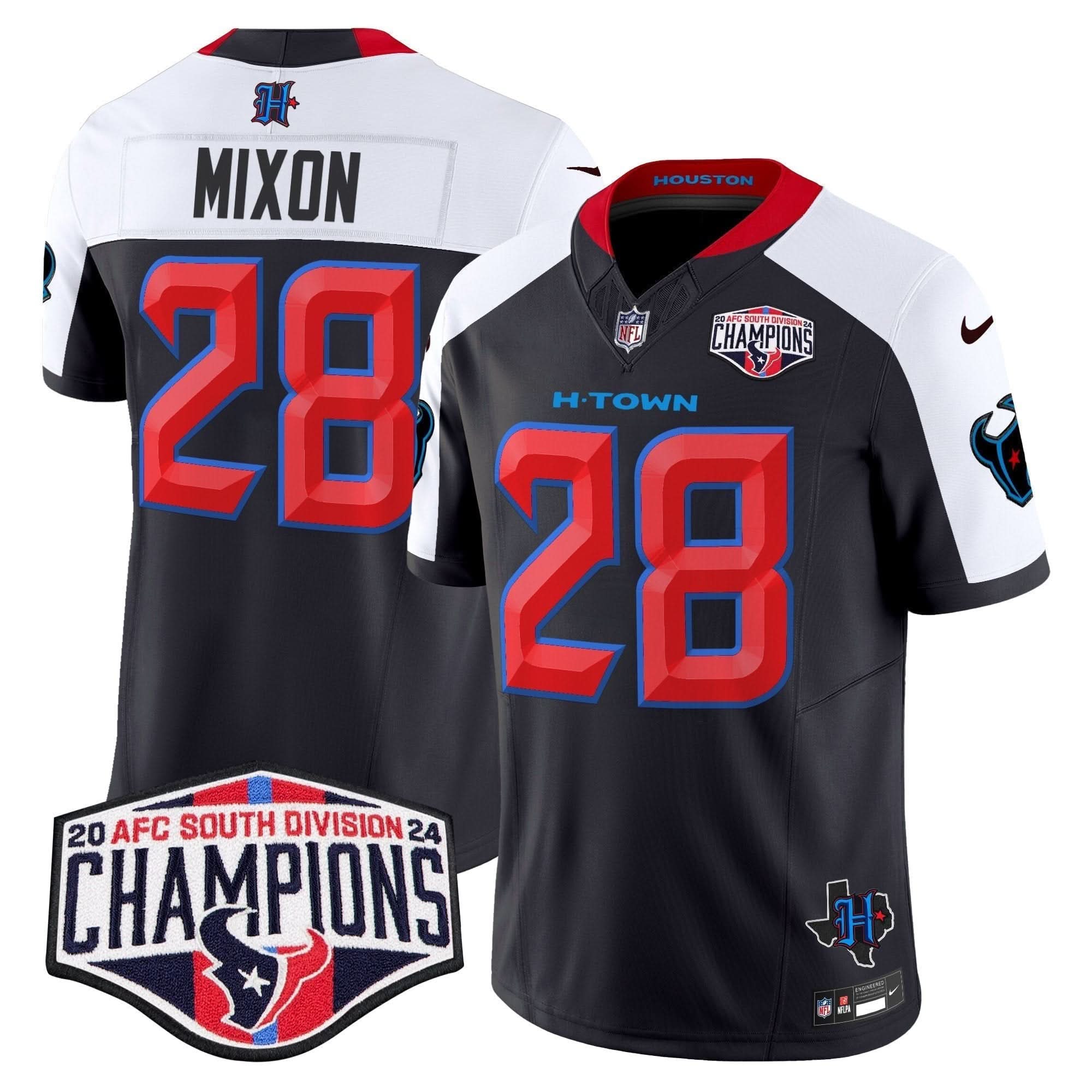 HT 2024 AFC South Division Champions Patch Vapor Limited Jersey