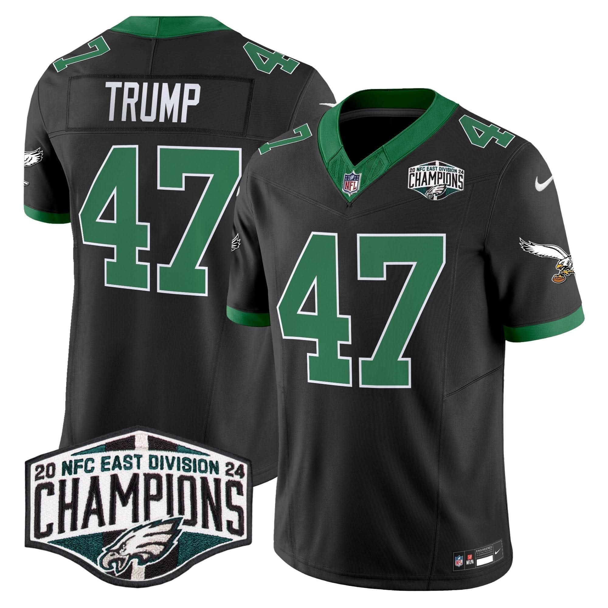 PE Kelly Green 2024 NFC East Division Champions Vapor Limited Jersey V2