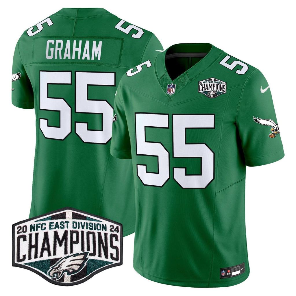 PE Kelly Green 2024 NFC East Division Champions Vapor Limited Jersey V2