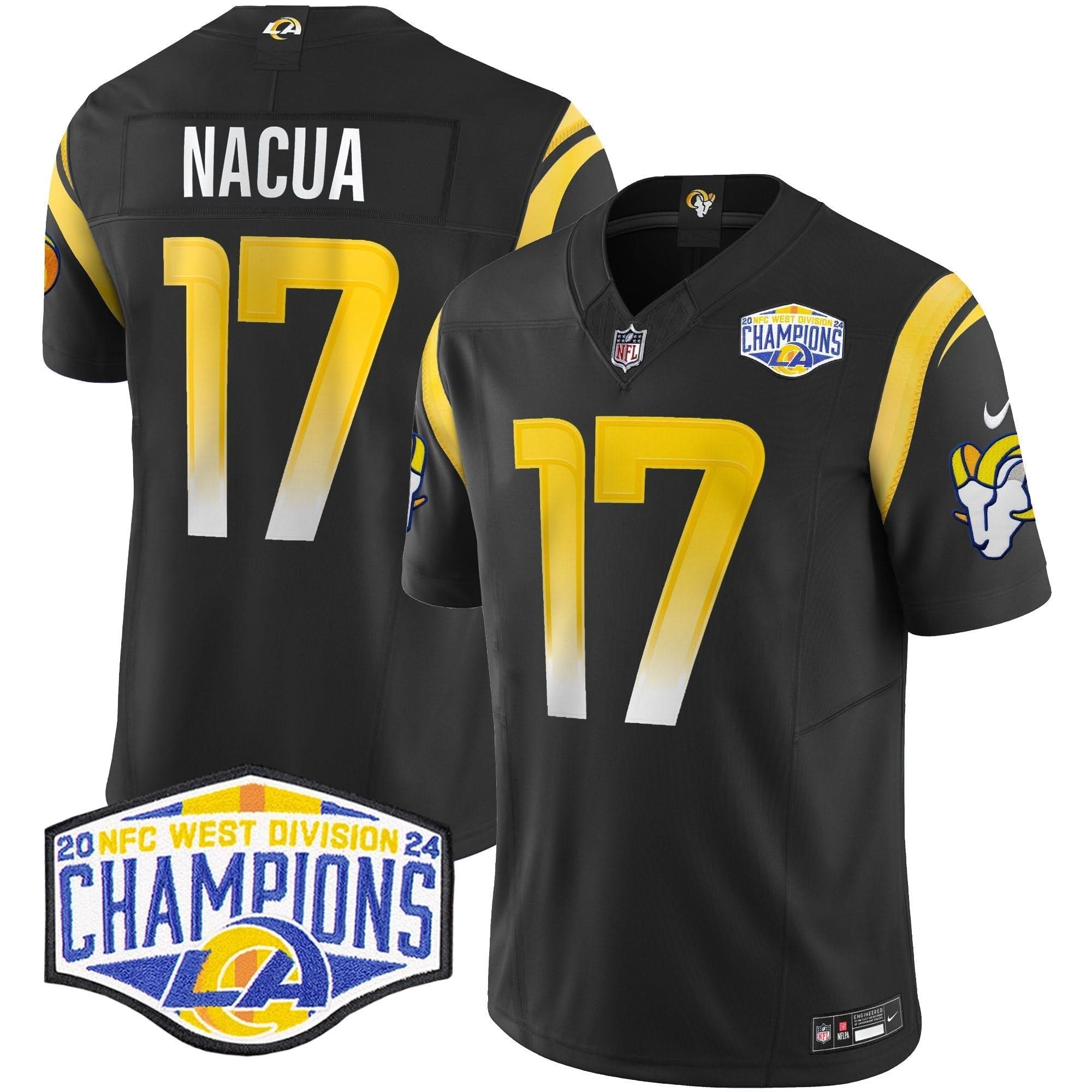 LAR 2024 NFC West Division Champions Vapor Limited Jersey