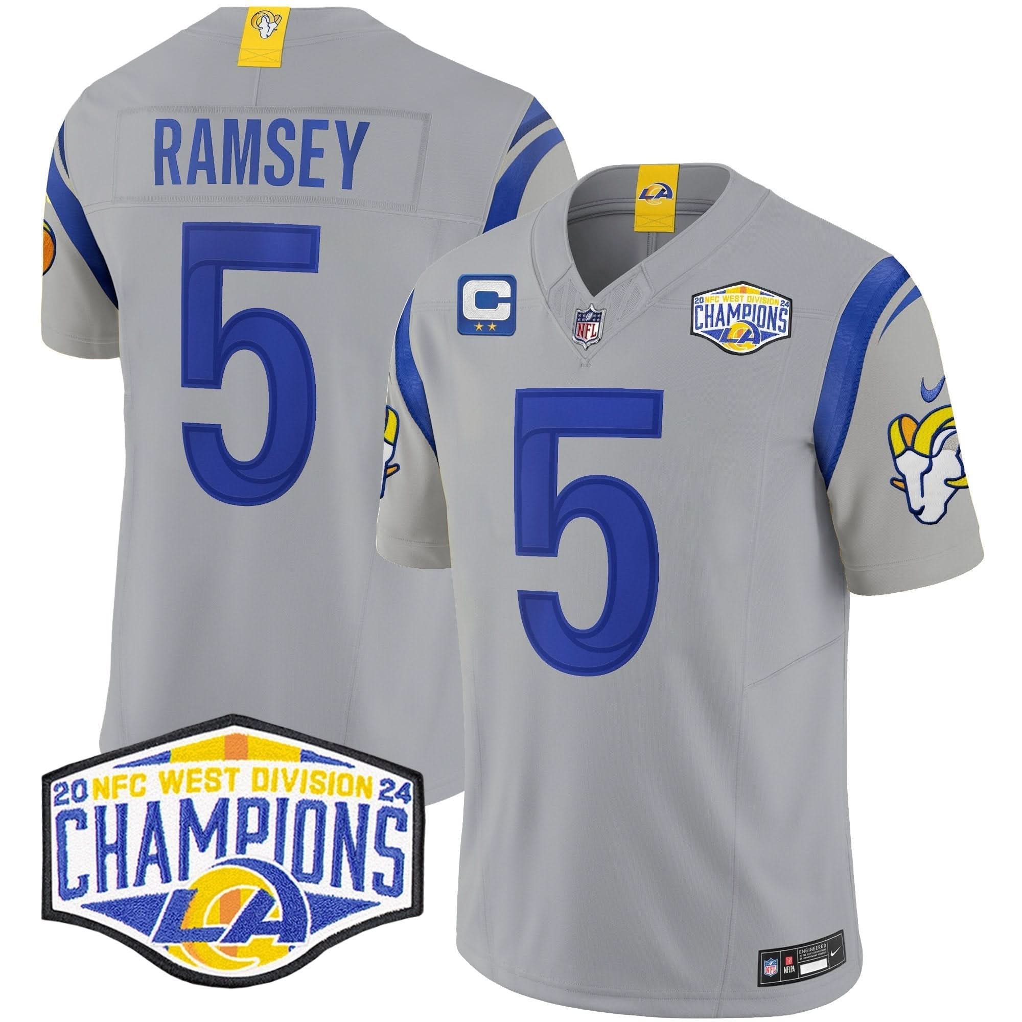 LAR 2024 NFC West Division Champions Vapor Limited Jersey