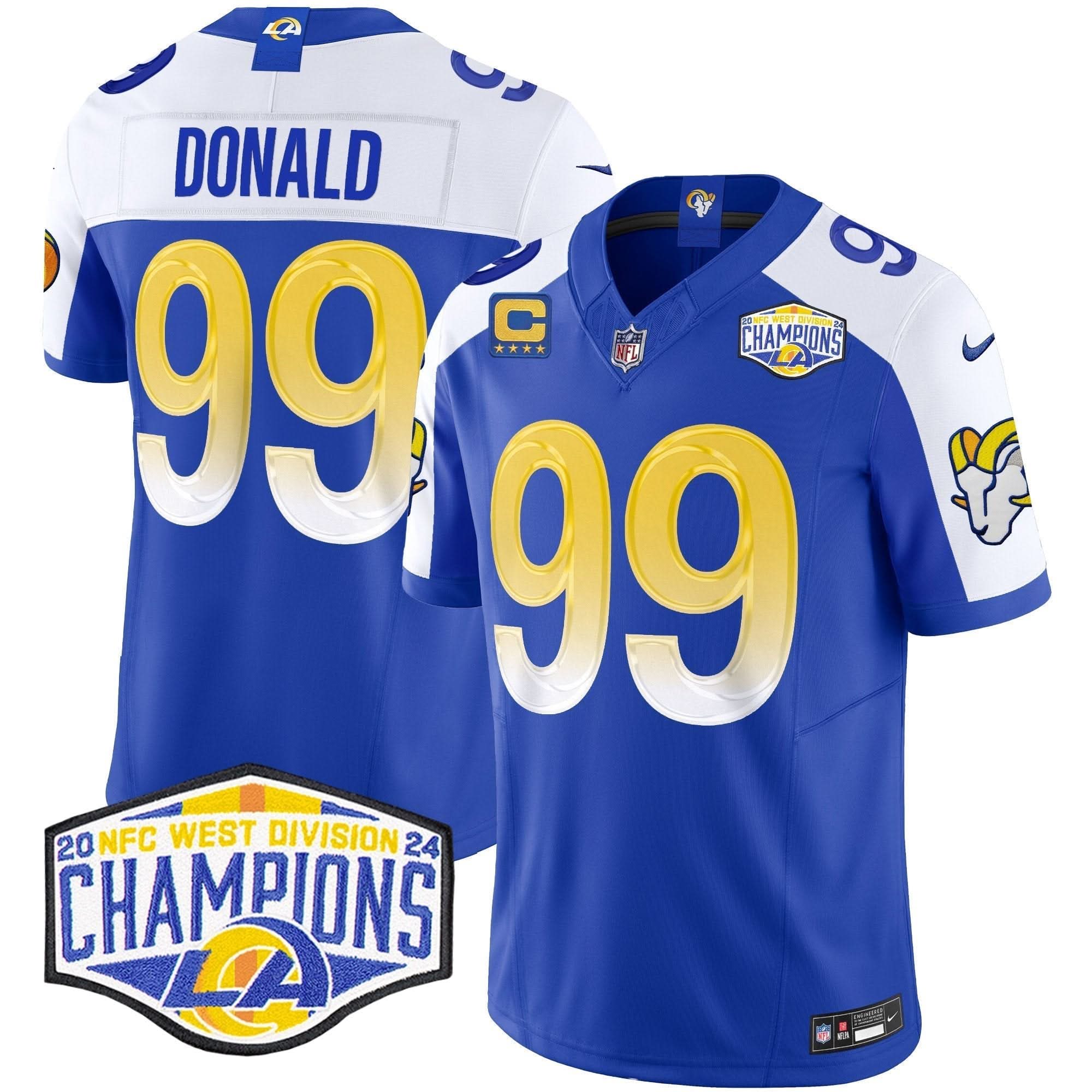 LAR 2024 NFC West Division Champions Vapor Limited Jersey