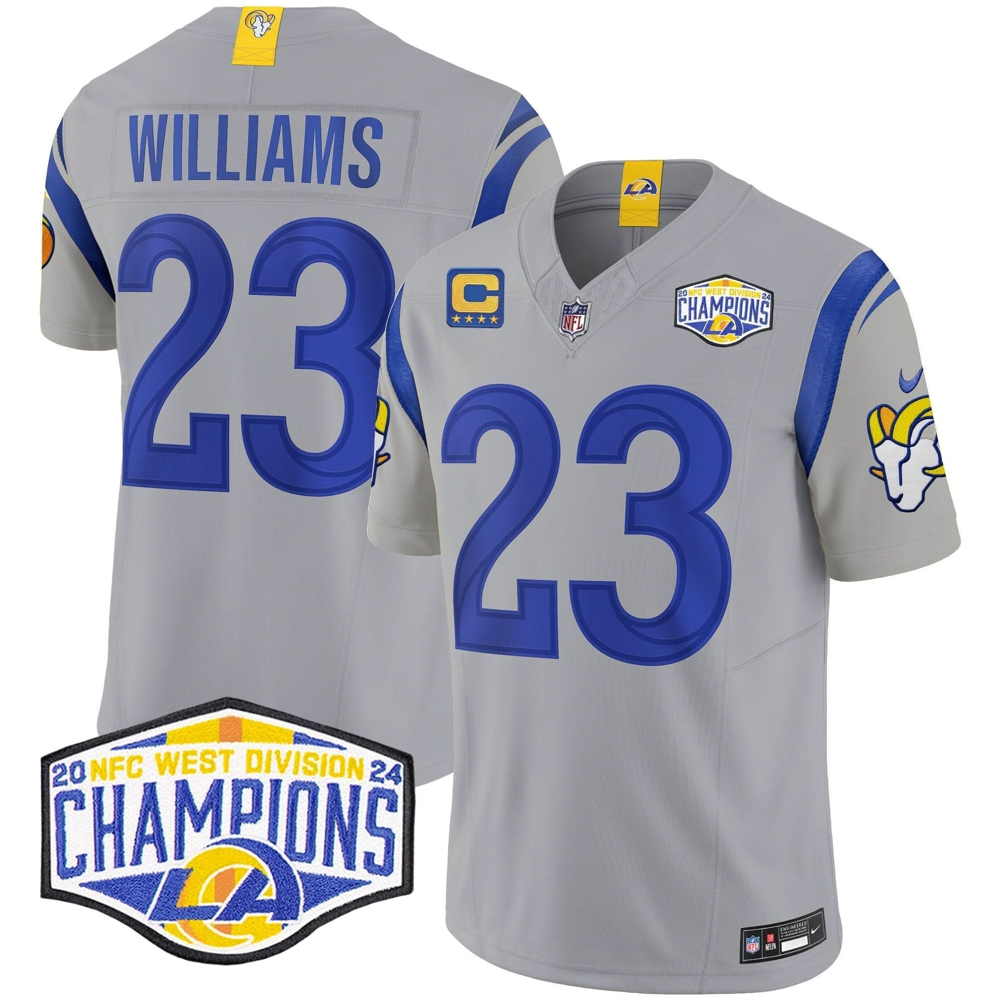 LAR 2024 NFC West Division Champions Vapor Limited Jersey