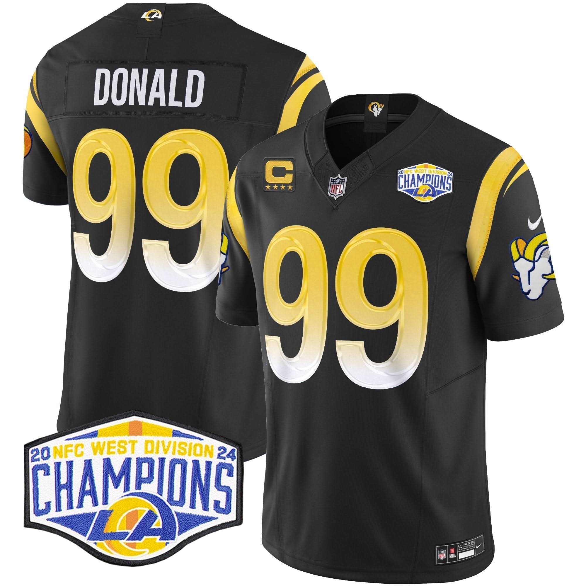 LAR 2024 NFC West Division Champions Vapor Limited Jersey