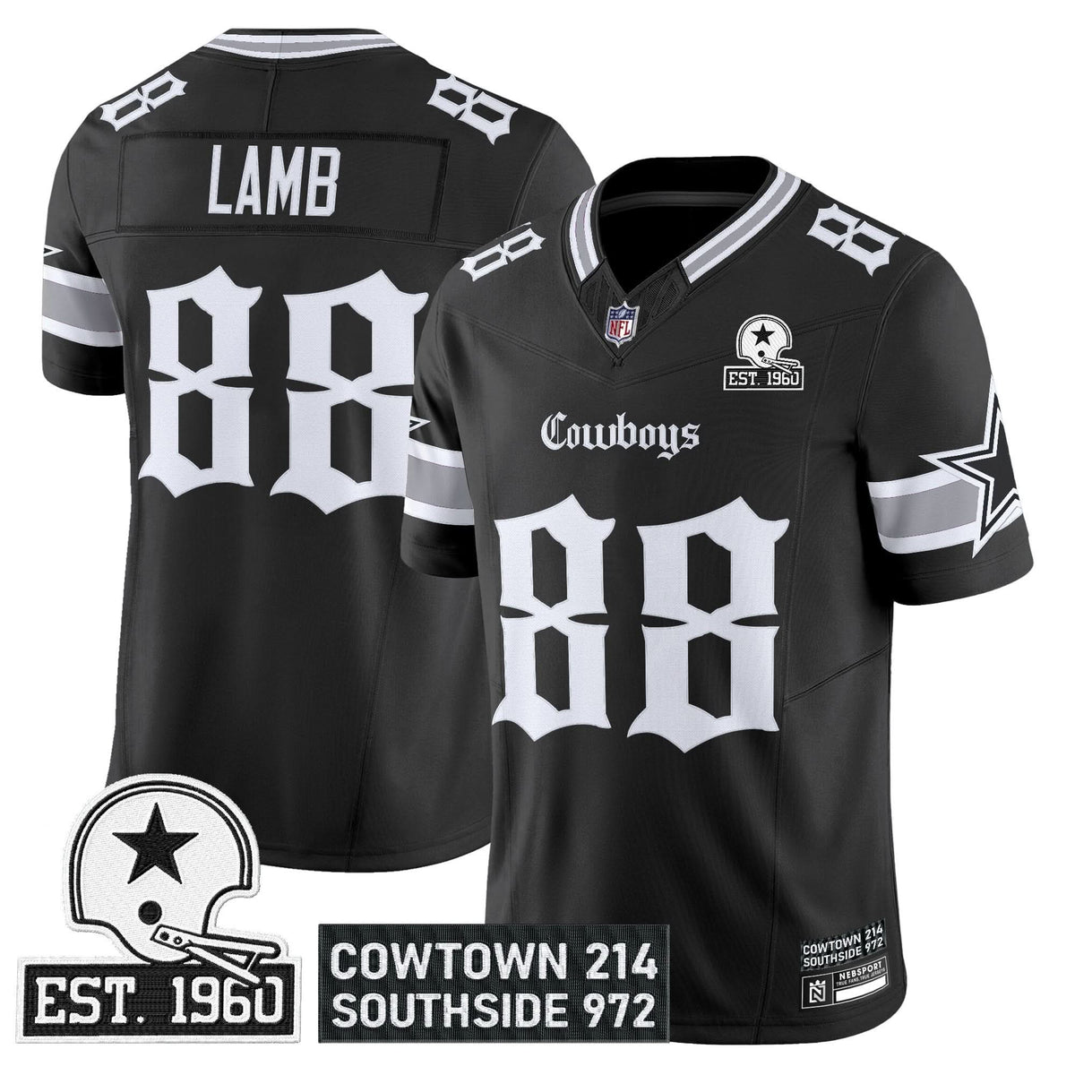 DC 'Gothic Lone Star Edition' Vapor Limited Jersey