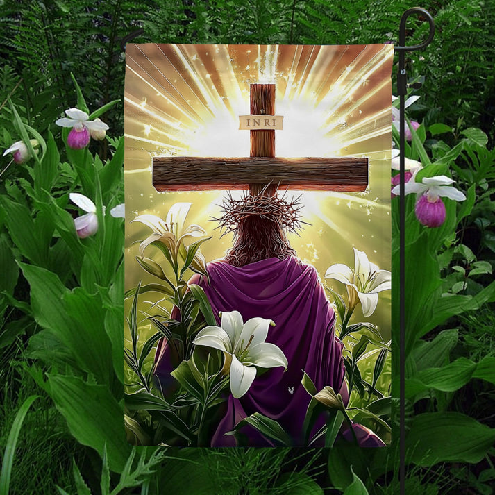 Garden Flag 12" x 18" Crown of Thorns