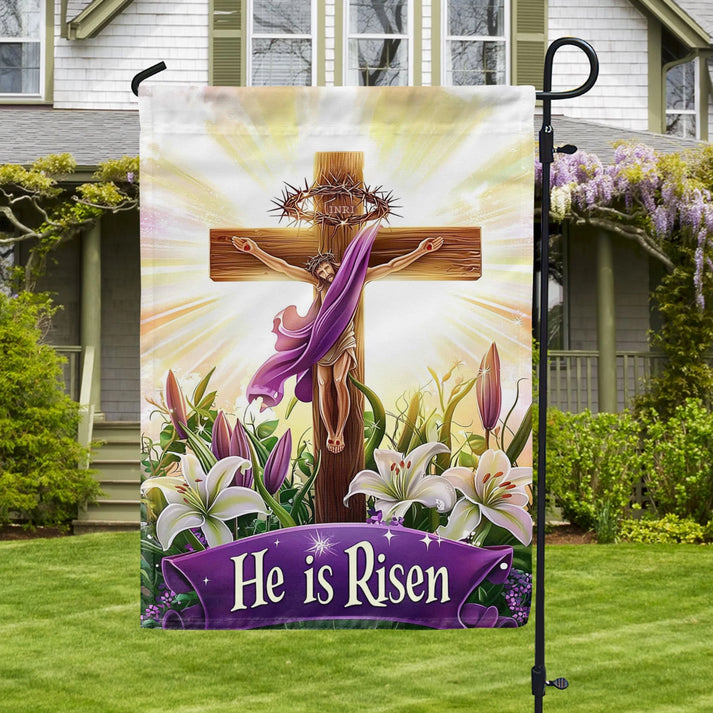 Garden Flag 12" x 18" Lily of Faith